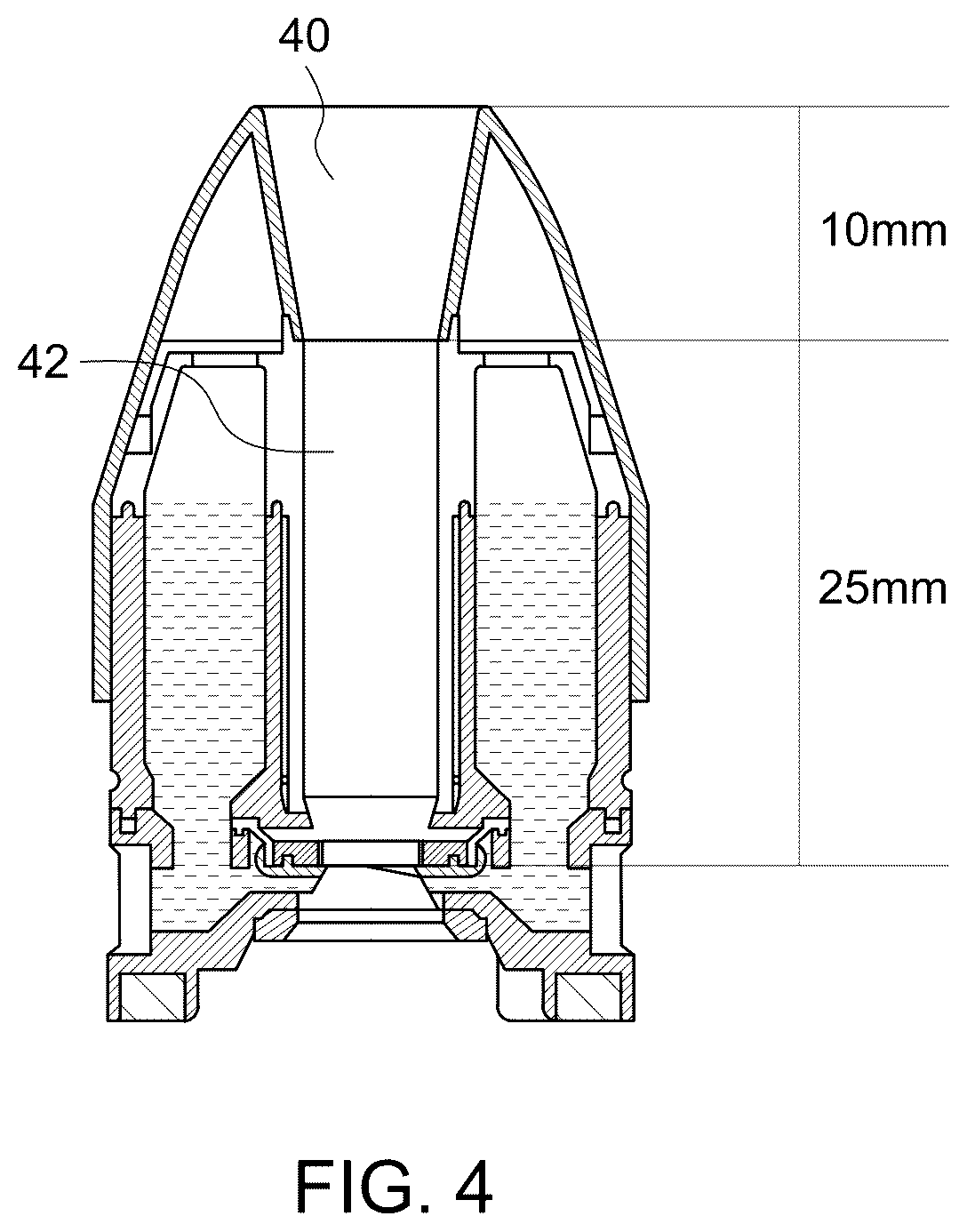 Patent US12403269 Figure 4 – Droplet delivery device with push ejection