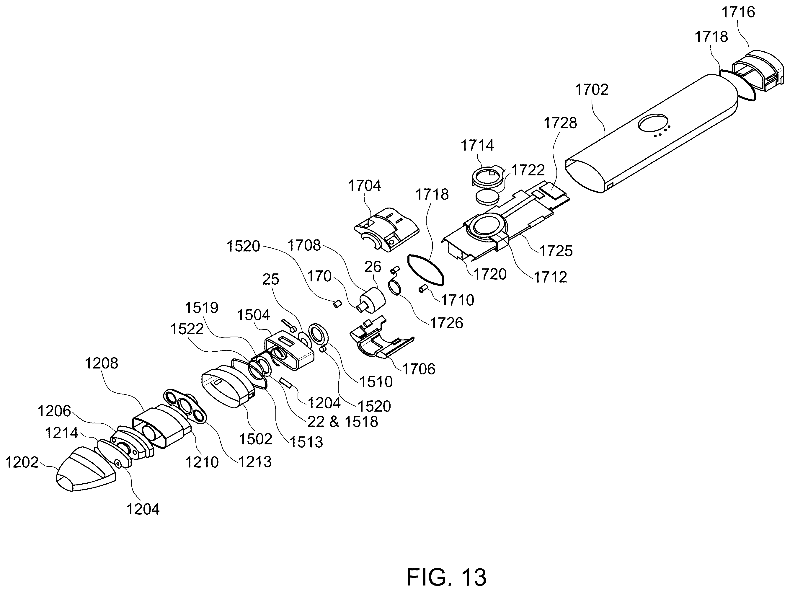 Patent US12403269 Figure 12 – Droplet delivery device with push ejection