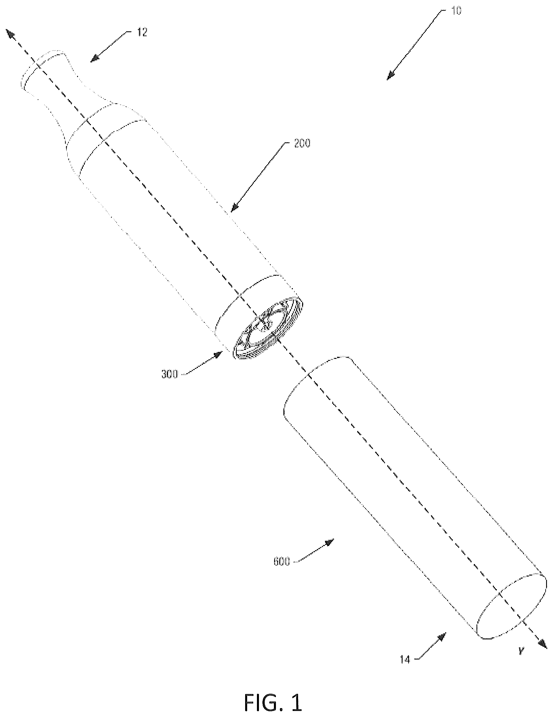 Patent US12403273 — Aerosol delivery device with a reservoir housing and a vaporizer assembly — Figure 1
