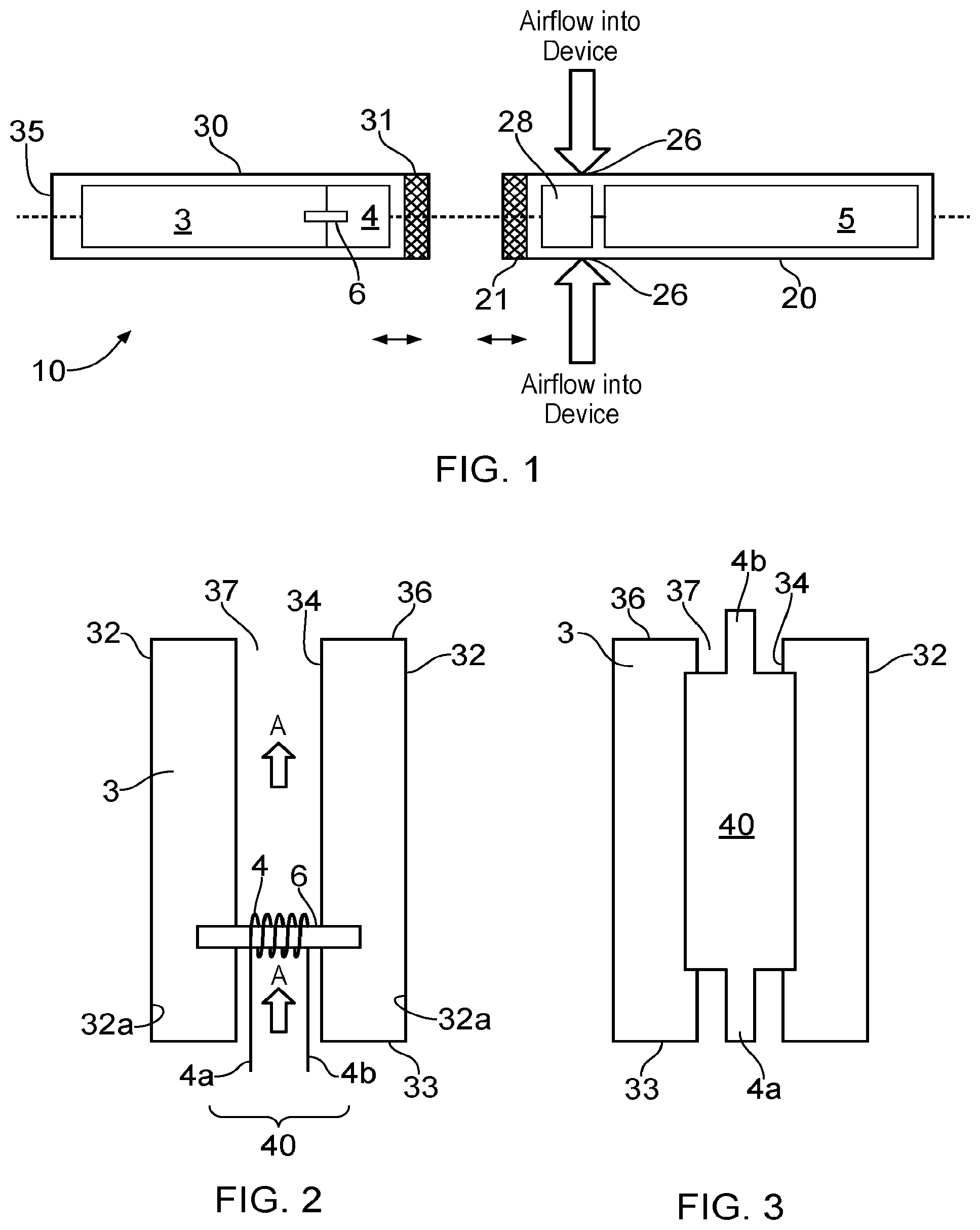 Patent US12403274 Figure 1 – Electronic vapor provision device with absorbent element