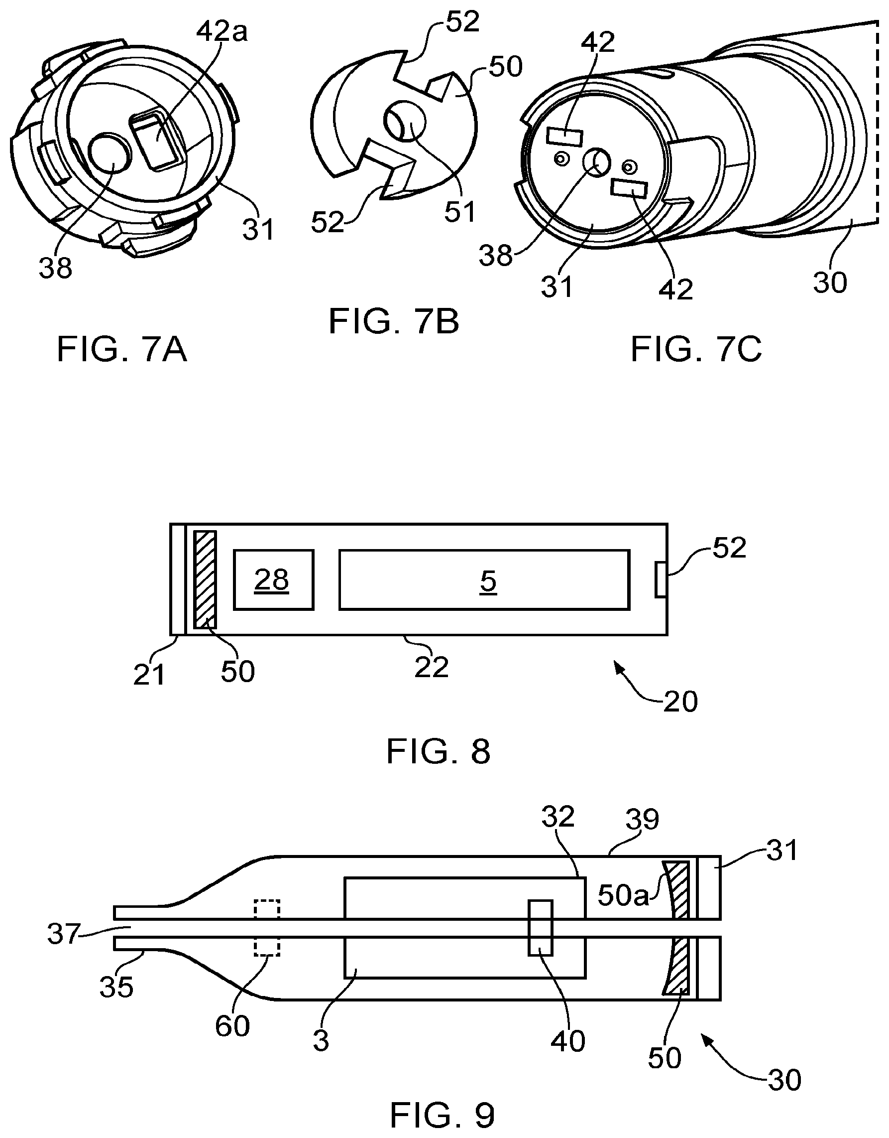 Patent US12403274 Figure 3 – Electronic vapor provision device with absorbent element