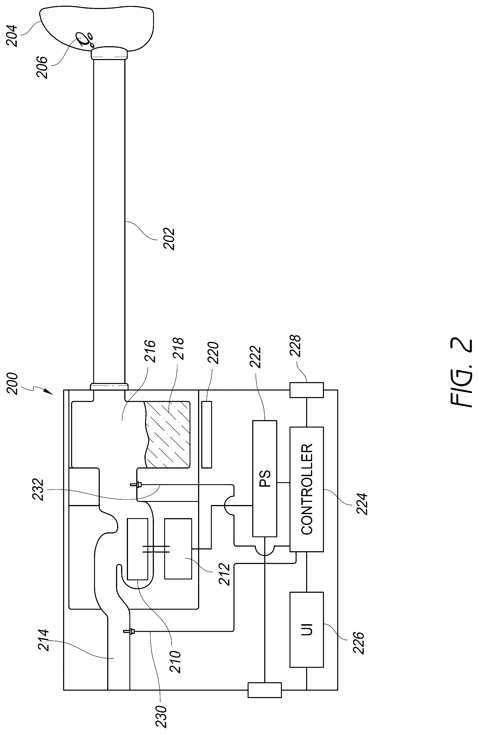 Patent US12403278 Figure 2 – Apparatus and method for providing gases to a user