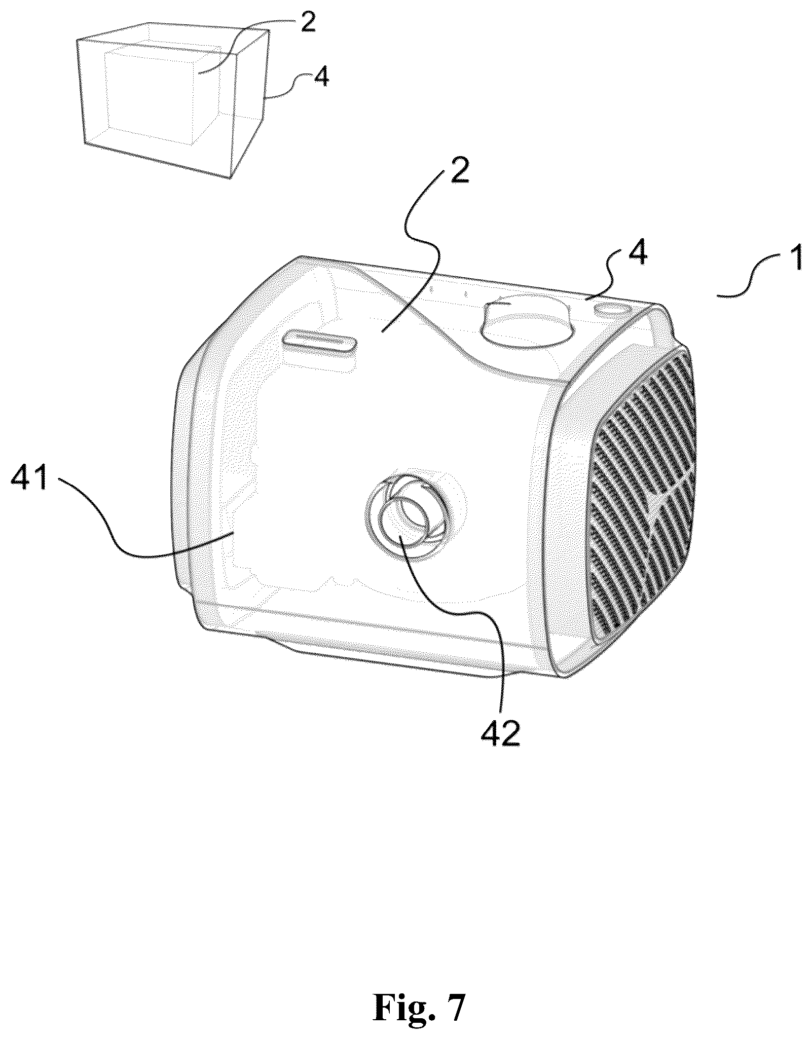 Patent US12403279 Figure 7 – Noise-reducing respiratory device