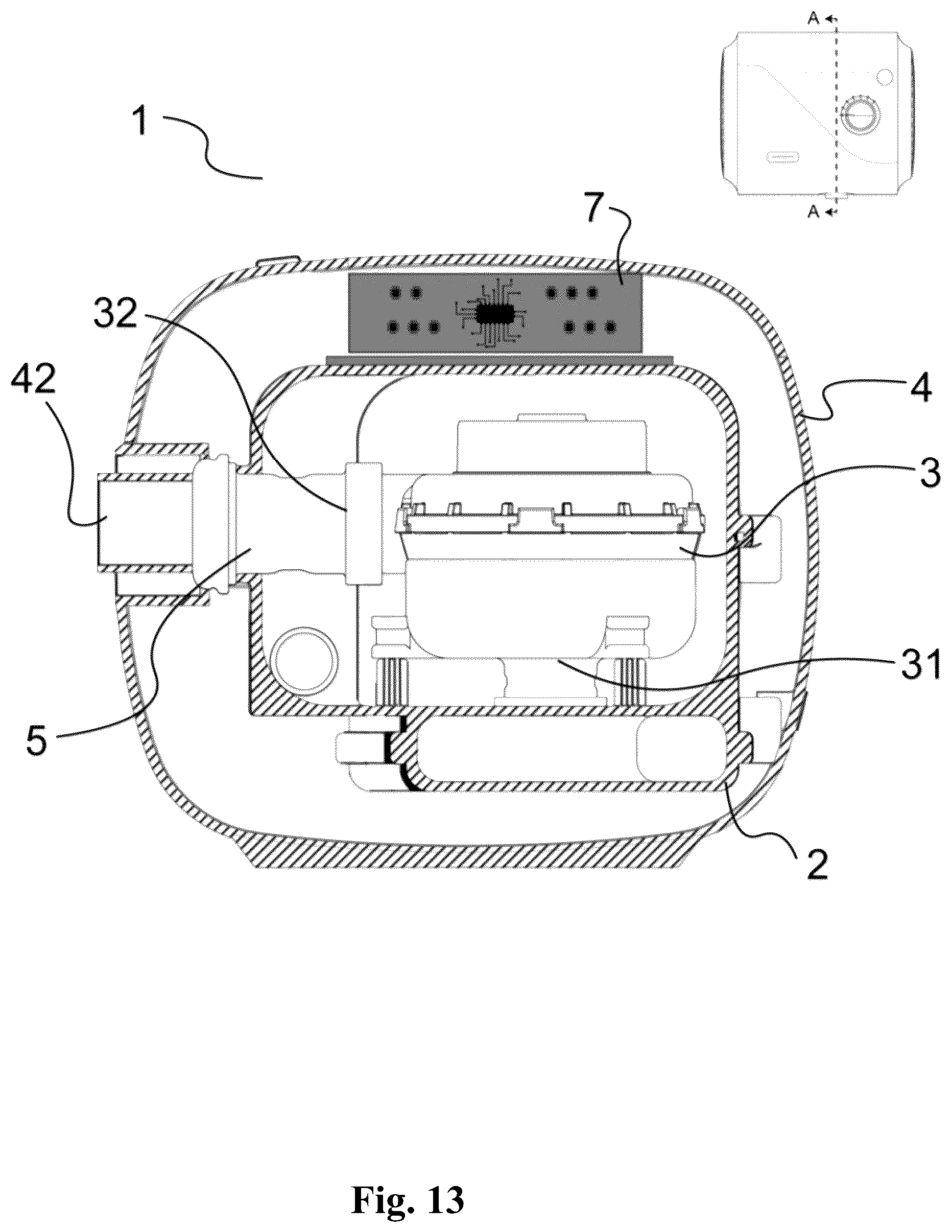 Patent US12403279 Figure 13 – Noise-reducing respiratory device