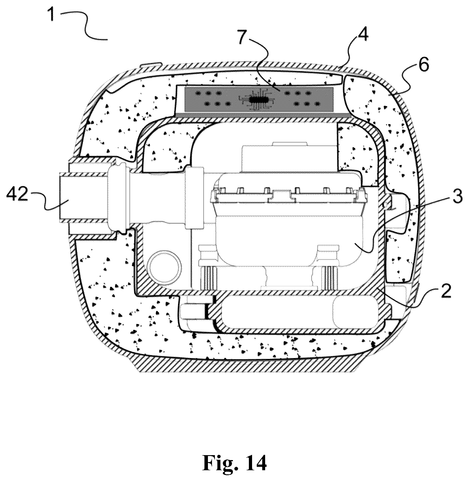 Patent US12403279 Figure 14 – Noise-reducing respiratory device