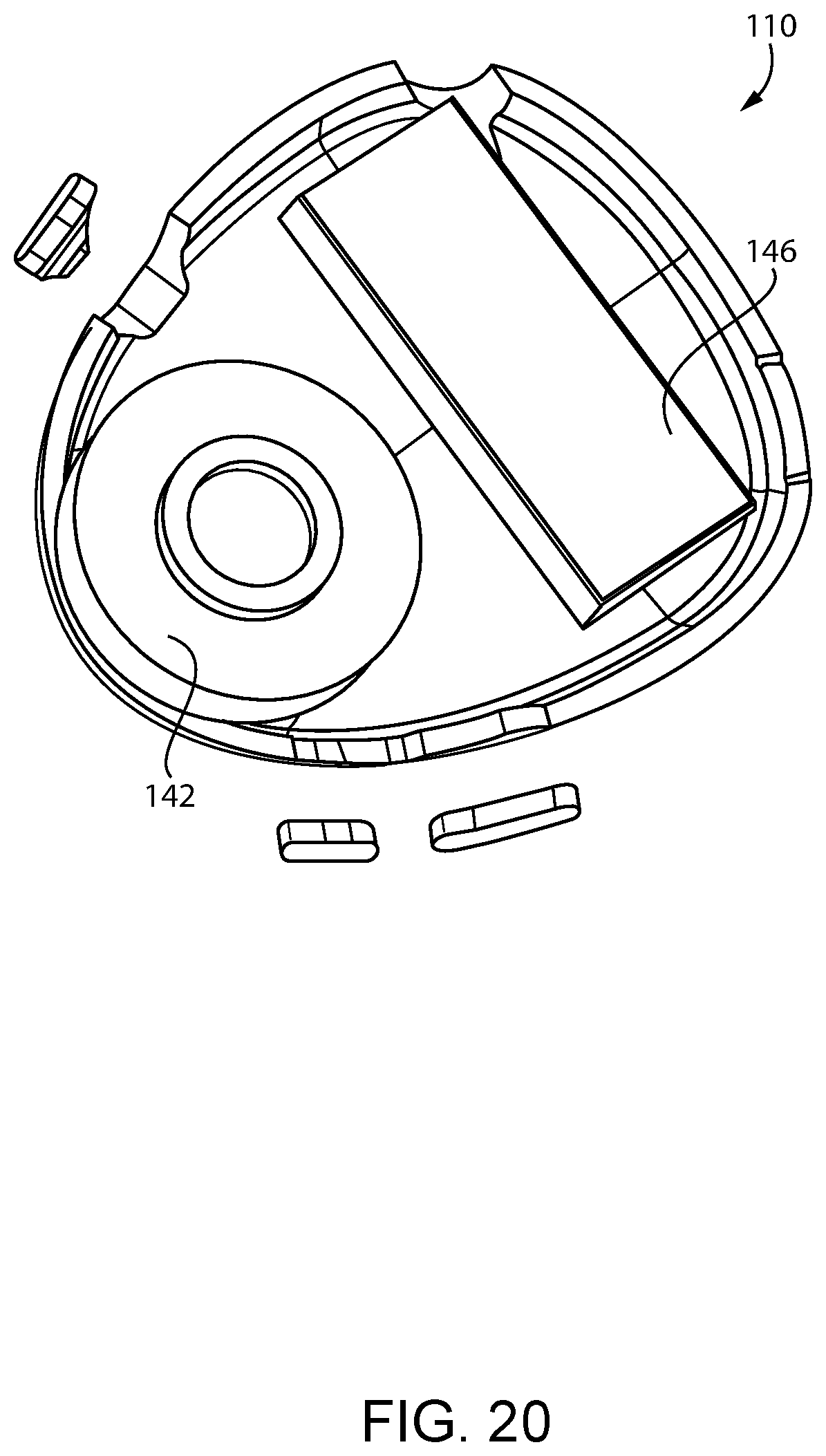 Patent US12403281 Figure 8 – Bone-conductive sound therapy device and method