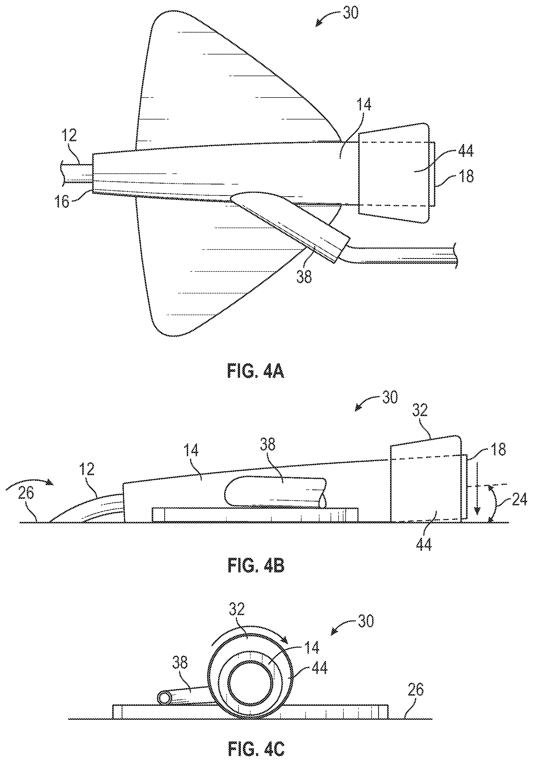 Patent US12403284 Figure 11 – Catheter assembly with angle changing and related methods