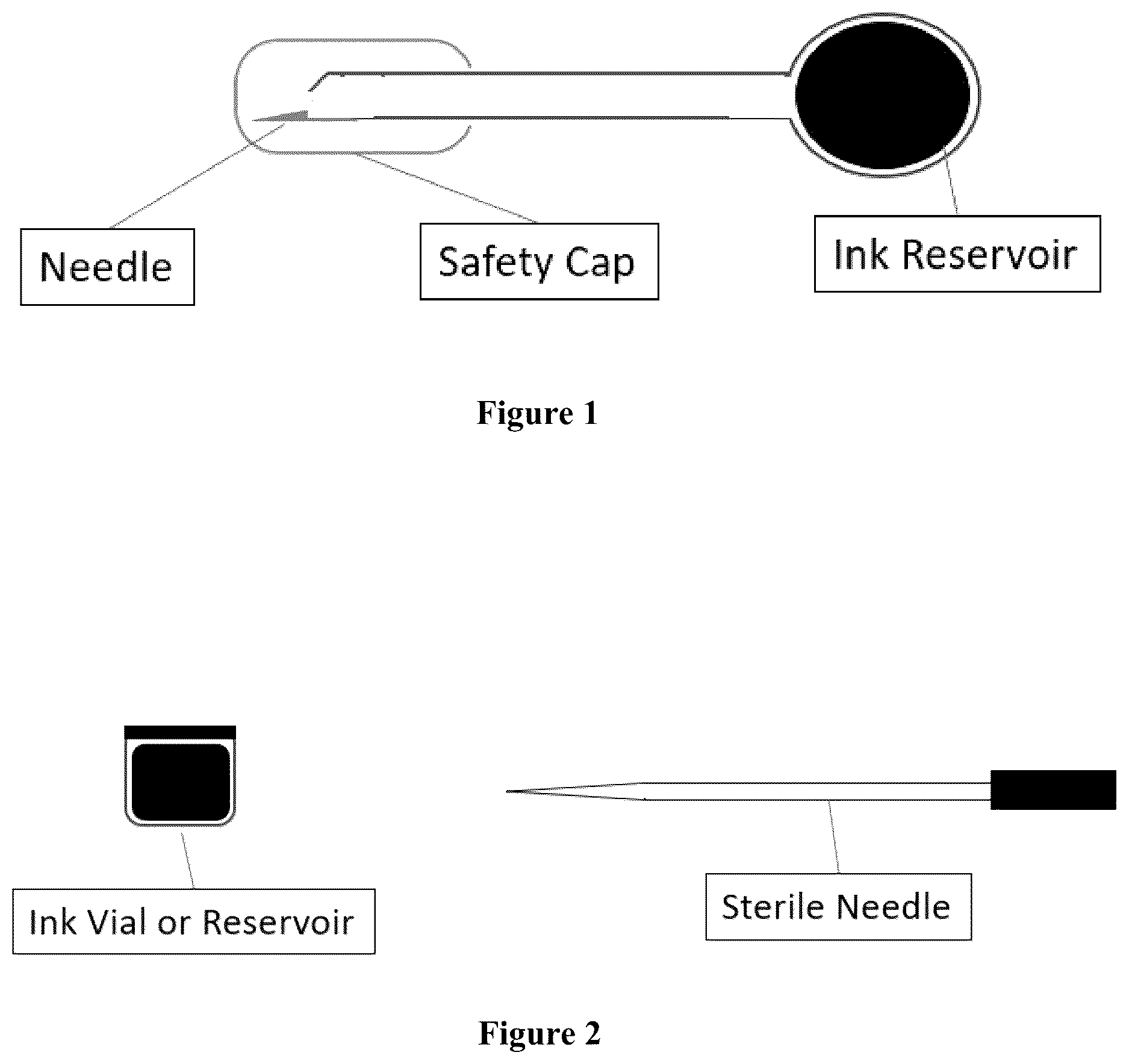 Patent US12403293 — Medical device for applying semi-permanent tattoo ink — Figure 1