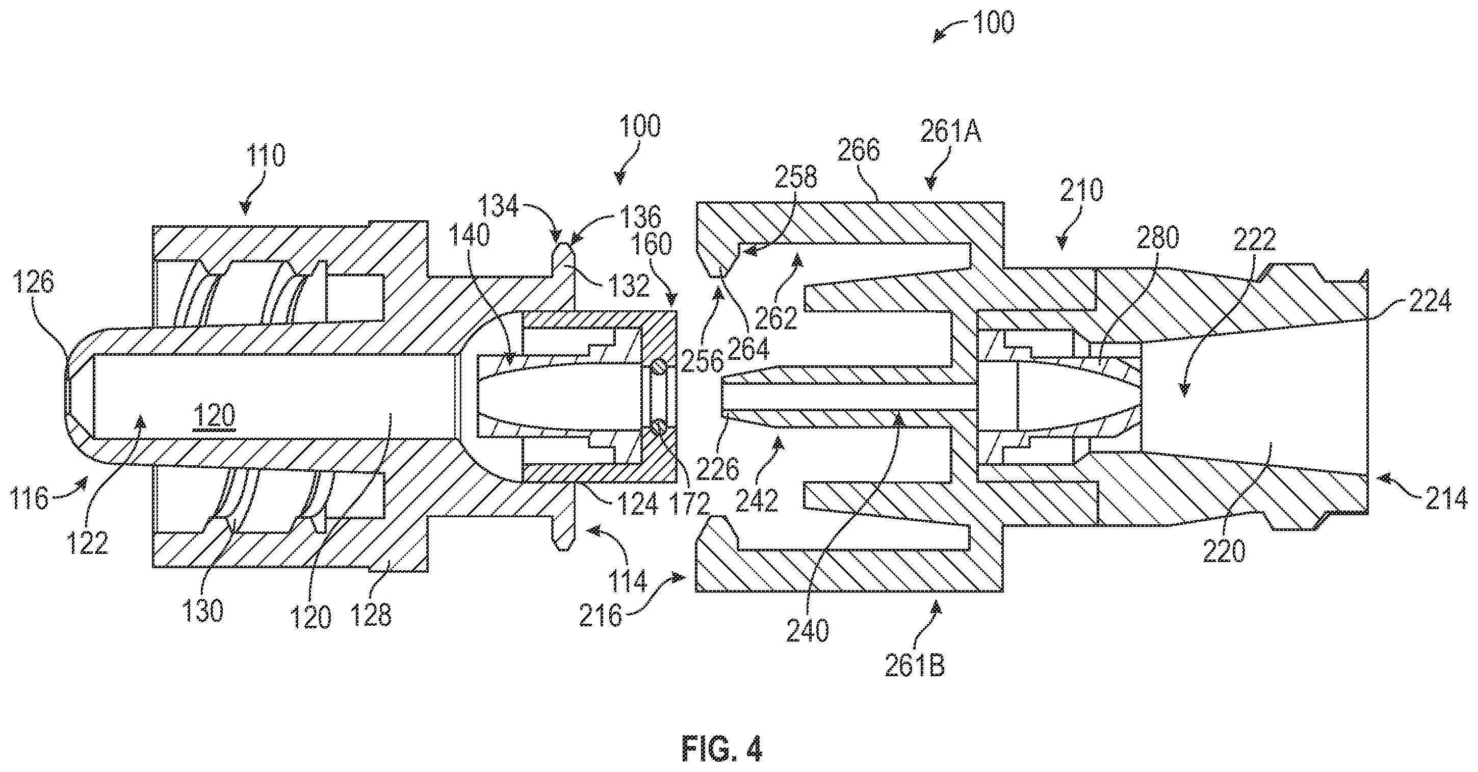 Patent US12403295 Figure 3 – Fluid connector system