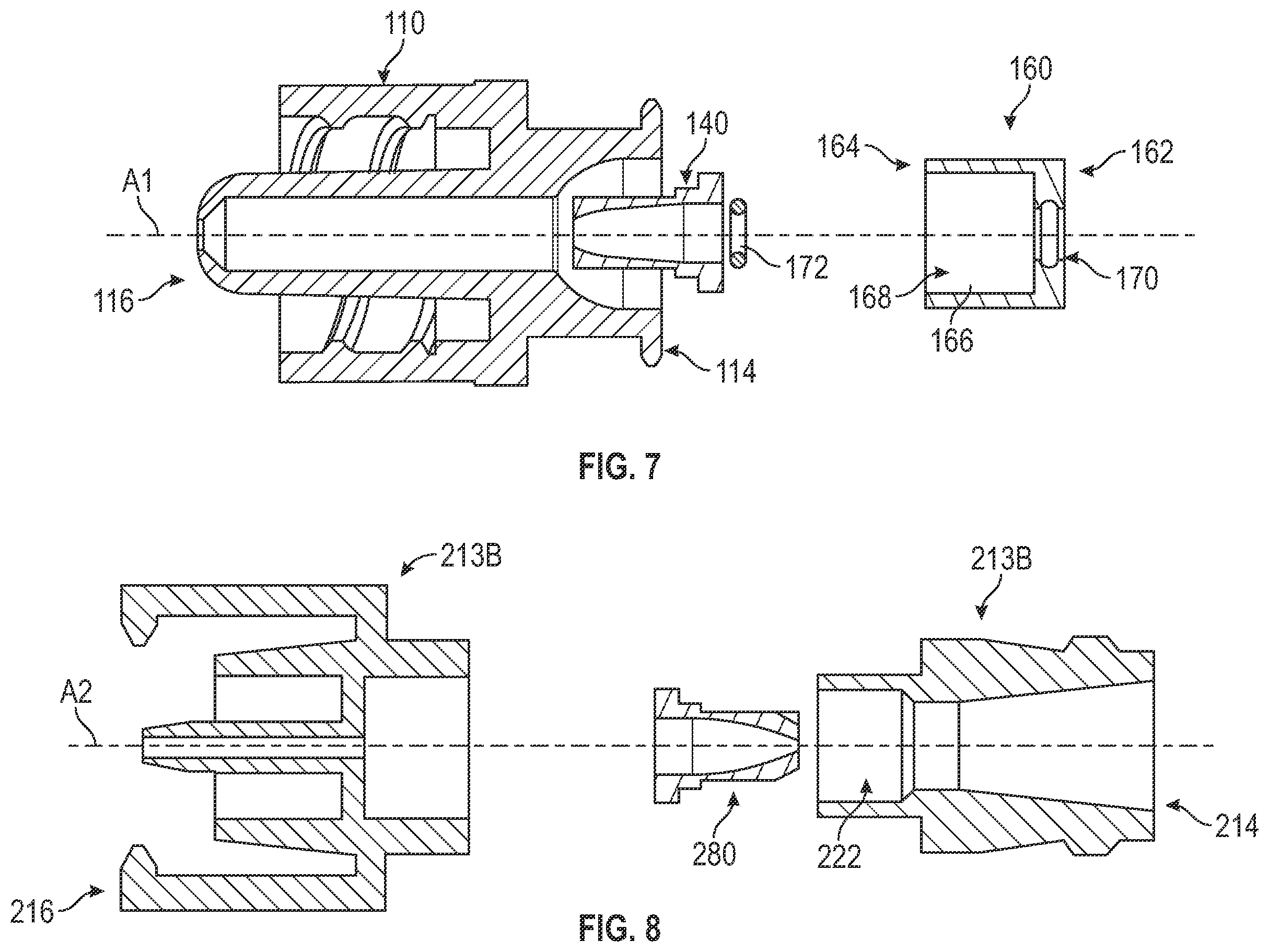 Patent US12403295 Figure 6 – Fluid connector system