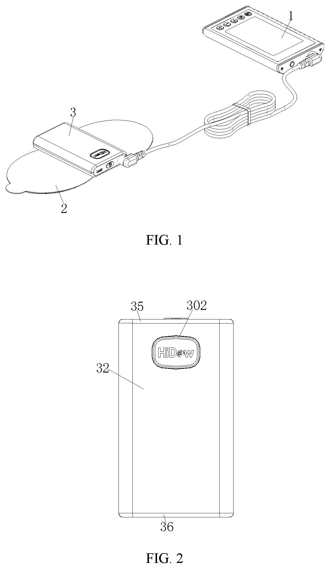 Patent US12403298 Figure 1 – Physiotherapy device and method for controlling physiotherapy device