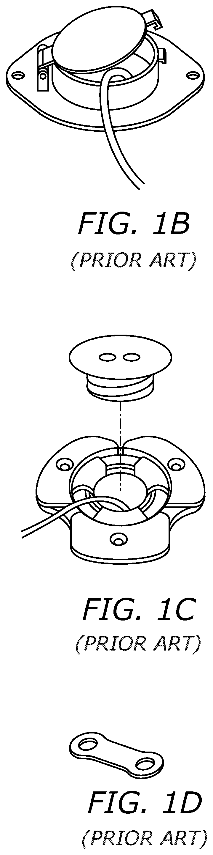 Patent US12403303 Figure 2 – Lead fixation devices for securing a lead to a cranium