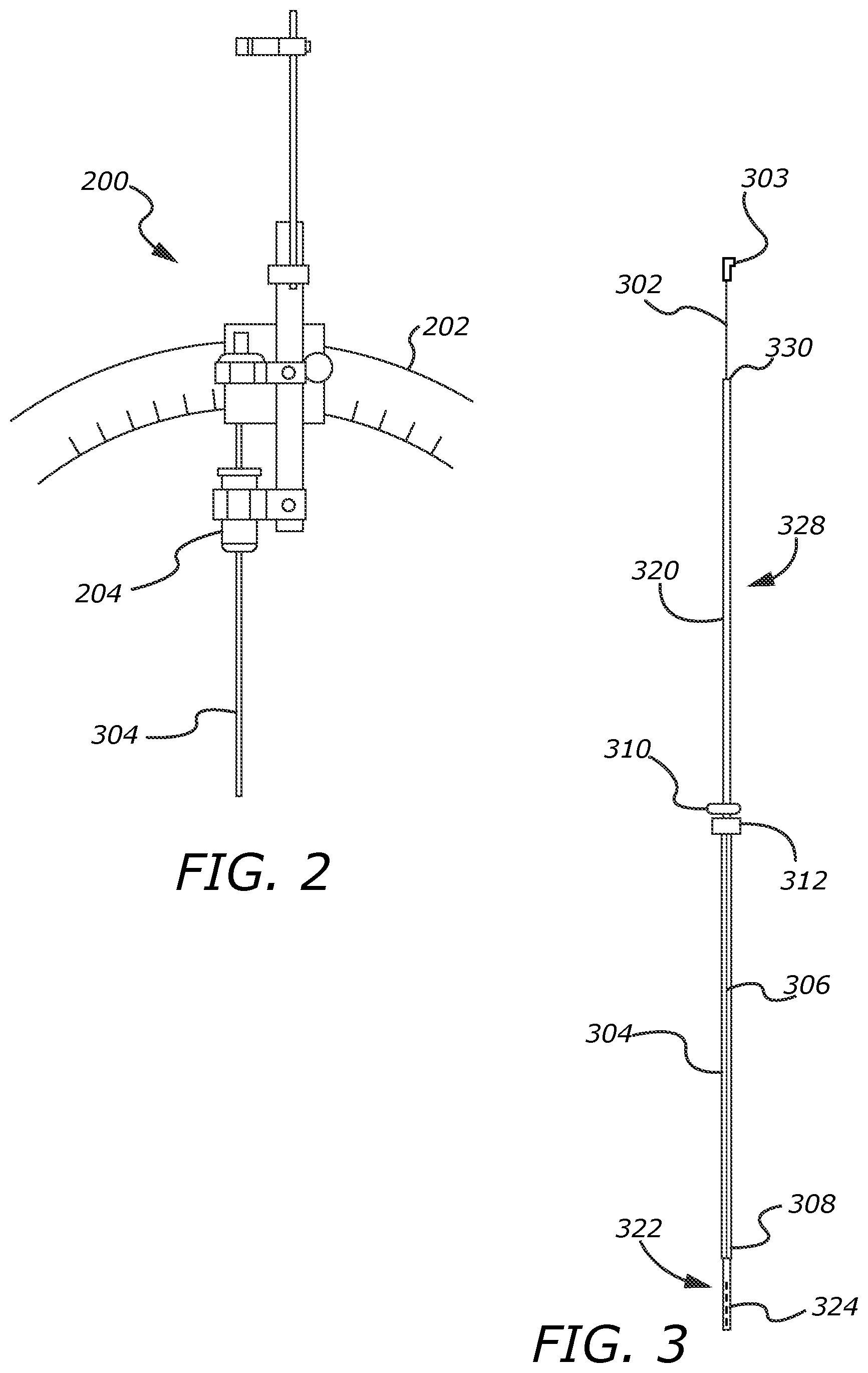 Patent US12403303 Figure 3 – Lead fixation devices for securing a lead to a cranium