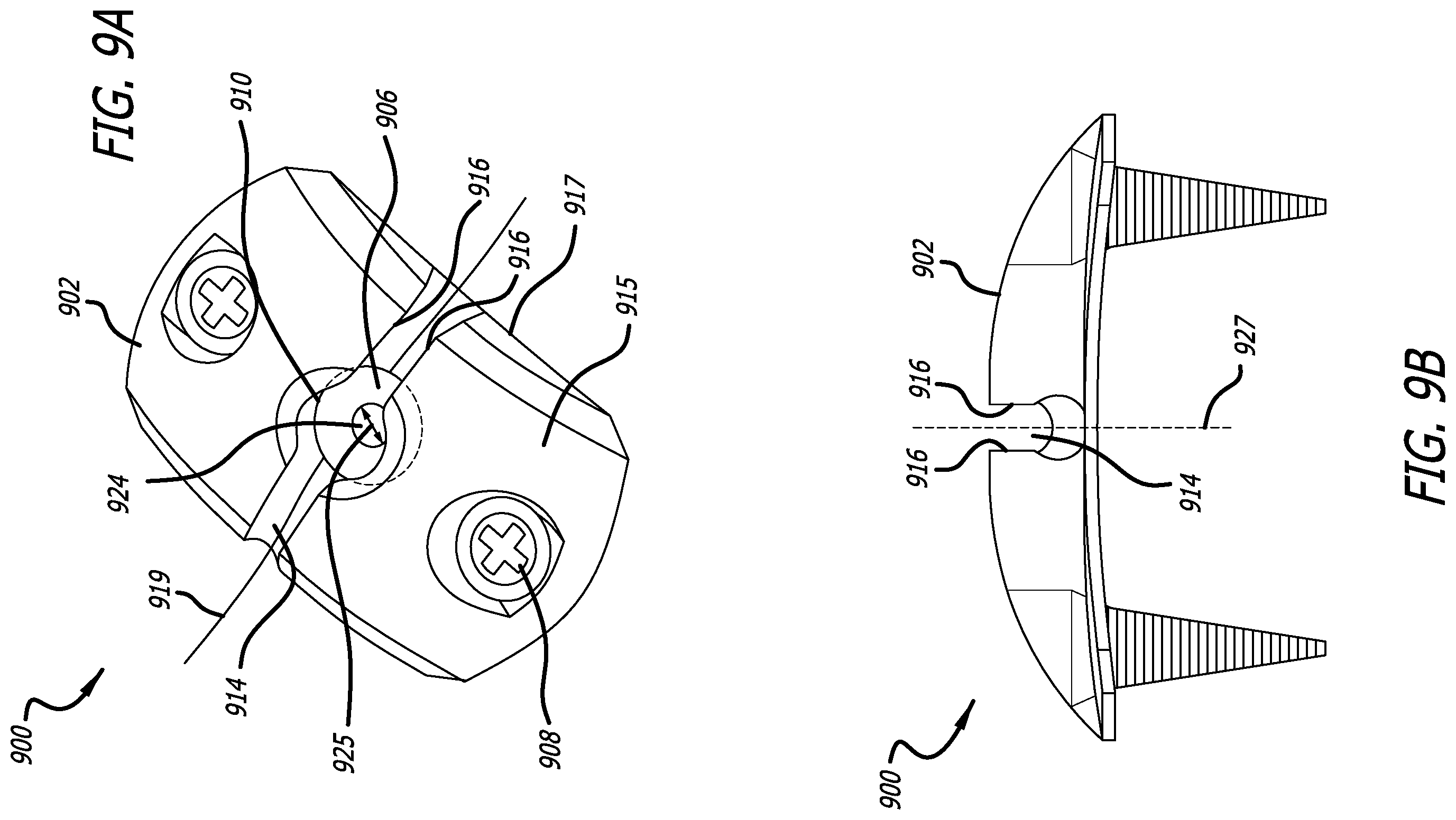 Patent US12403303 Figure 6 – Lead fixation devices for securing a lead to a cranium