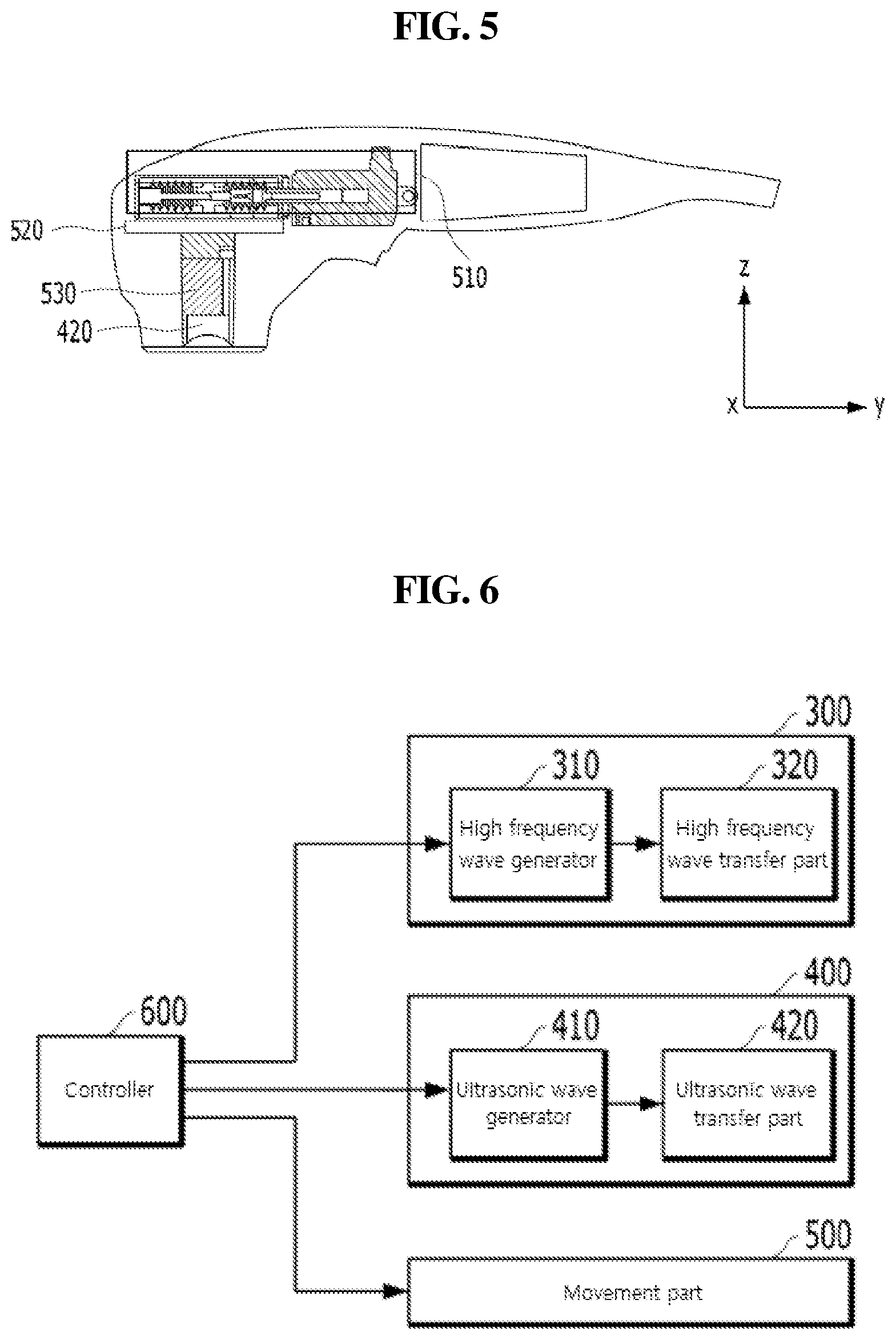 Patent US12403304 Figure 5 – High frequency and ultrasonic fusion treatment device