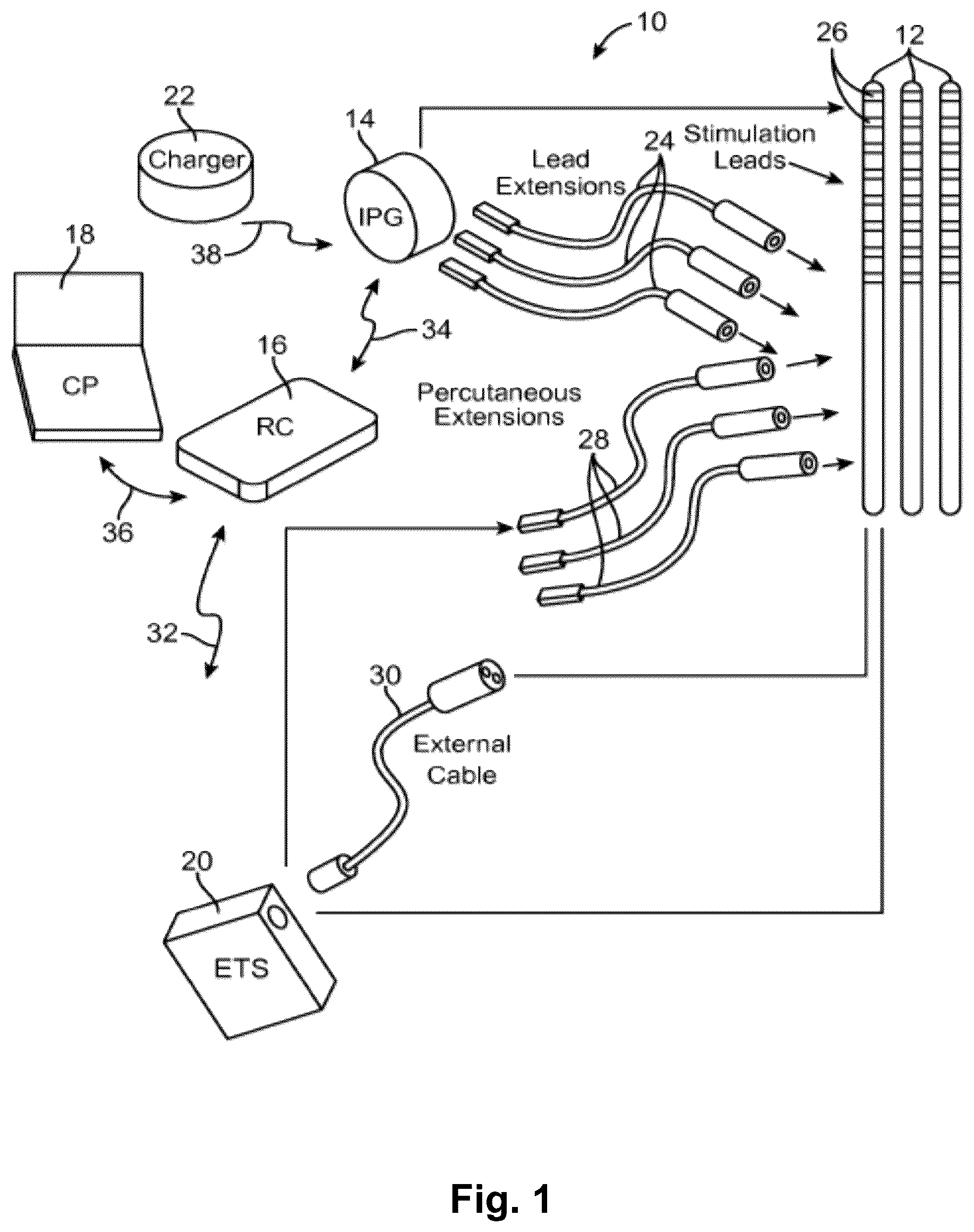 Patent US12403315 Figure 1 – Systems and methods for automated programming of electrical stimulation