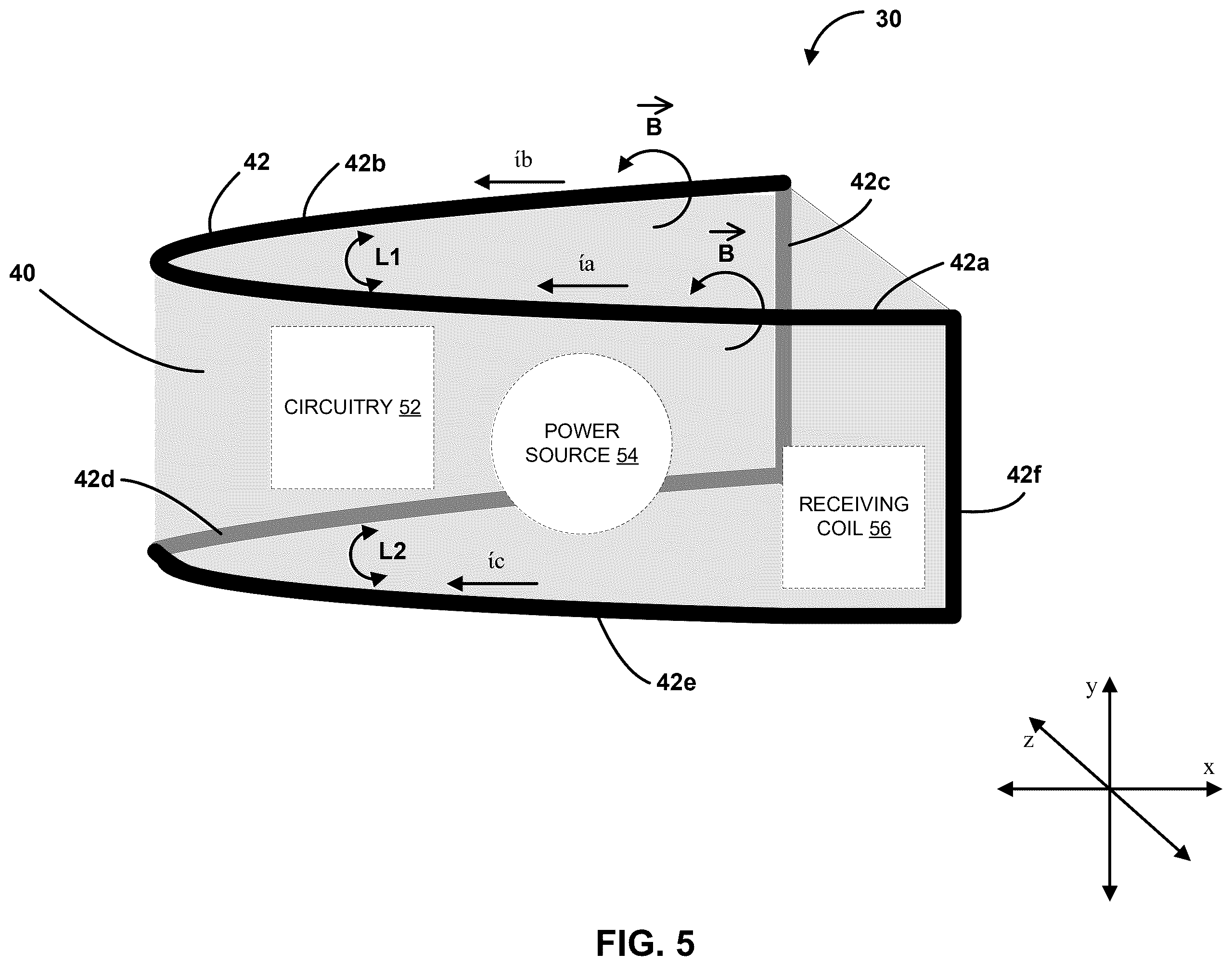 Patent US12403318 Figure 5 – Ceramic enclosure for rechargeable medical devices