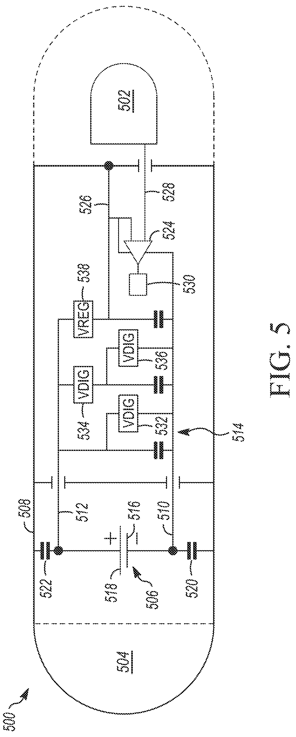 Patent US12403321 Figure 5 – Case driven design for implantable medical device