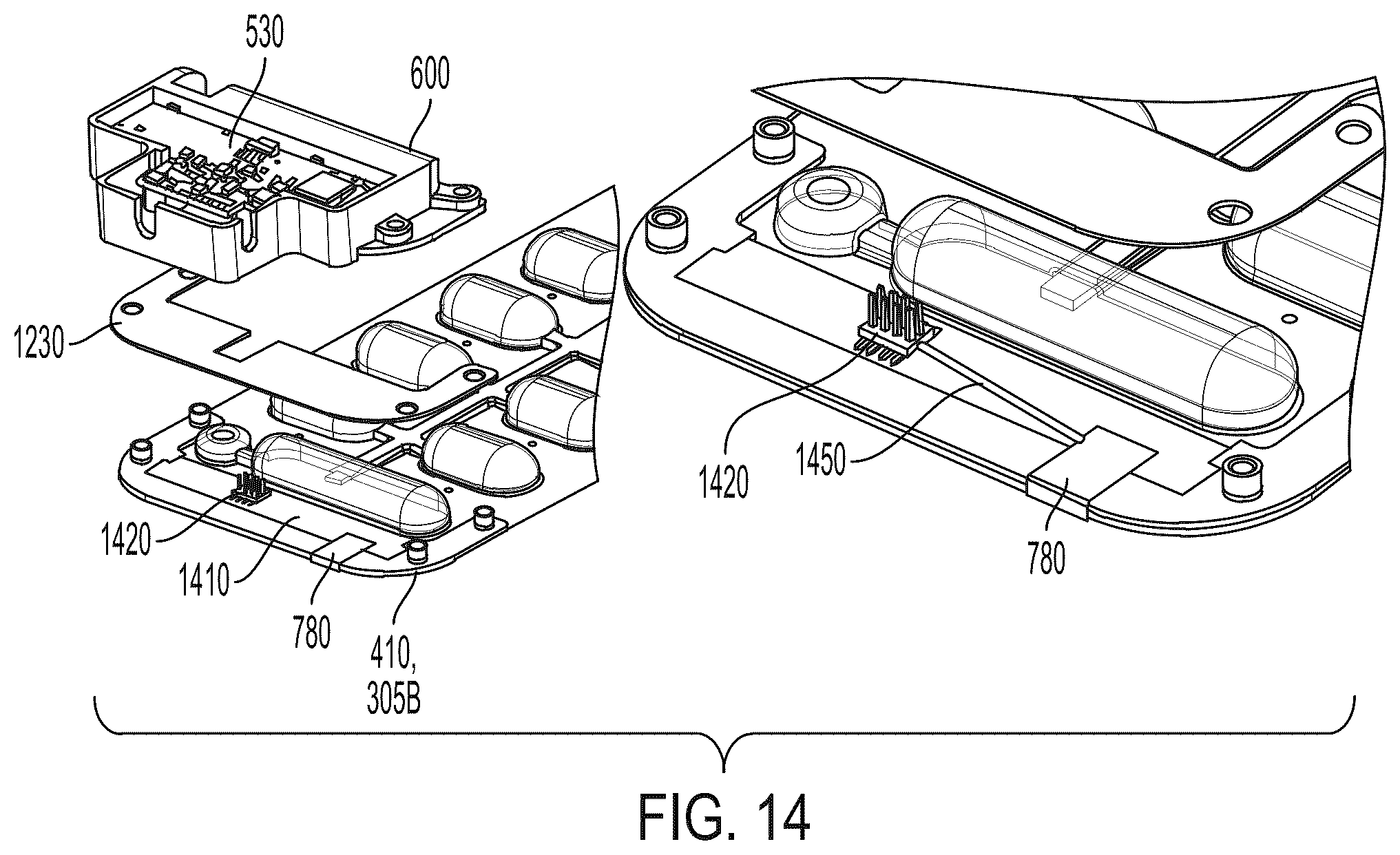 Patent US12403322 Figure 16 – Modular ingress protected electrode system for a wearable defibrillator