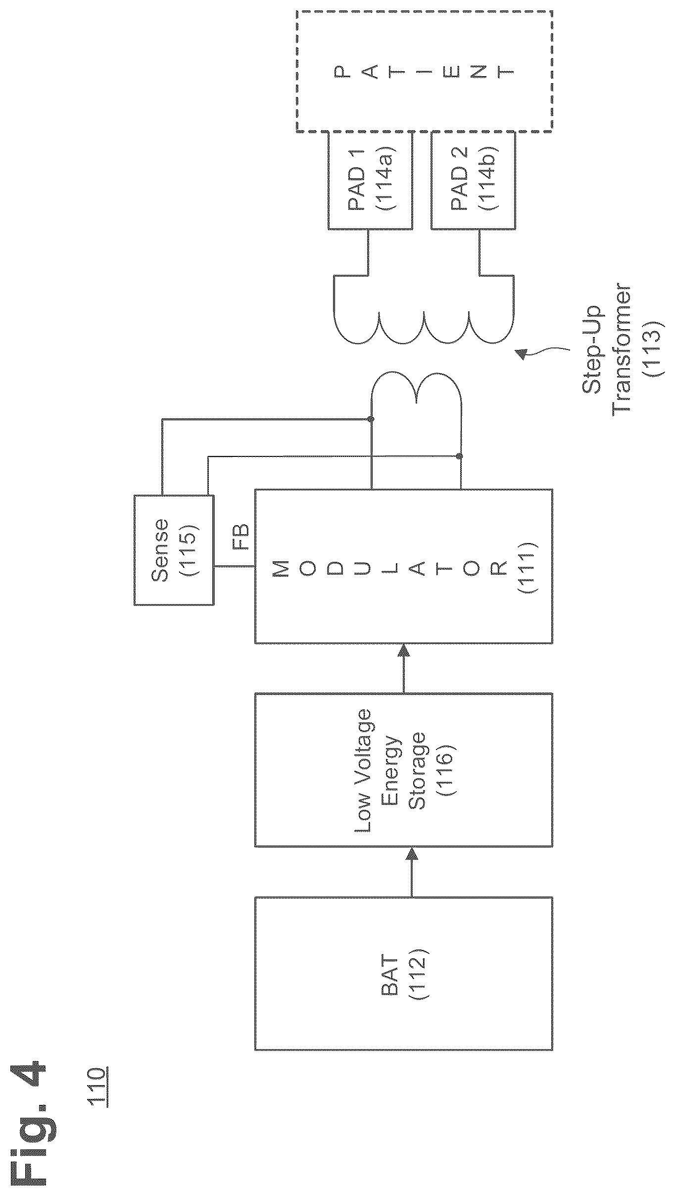 Patent US12403323 Figure 5 – Defibrillation assembly energizable through case opening