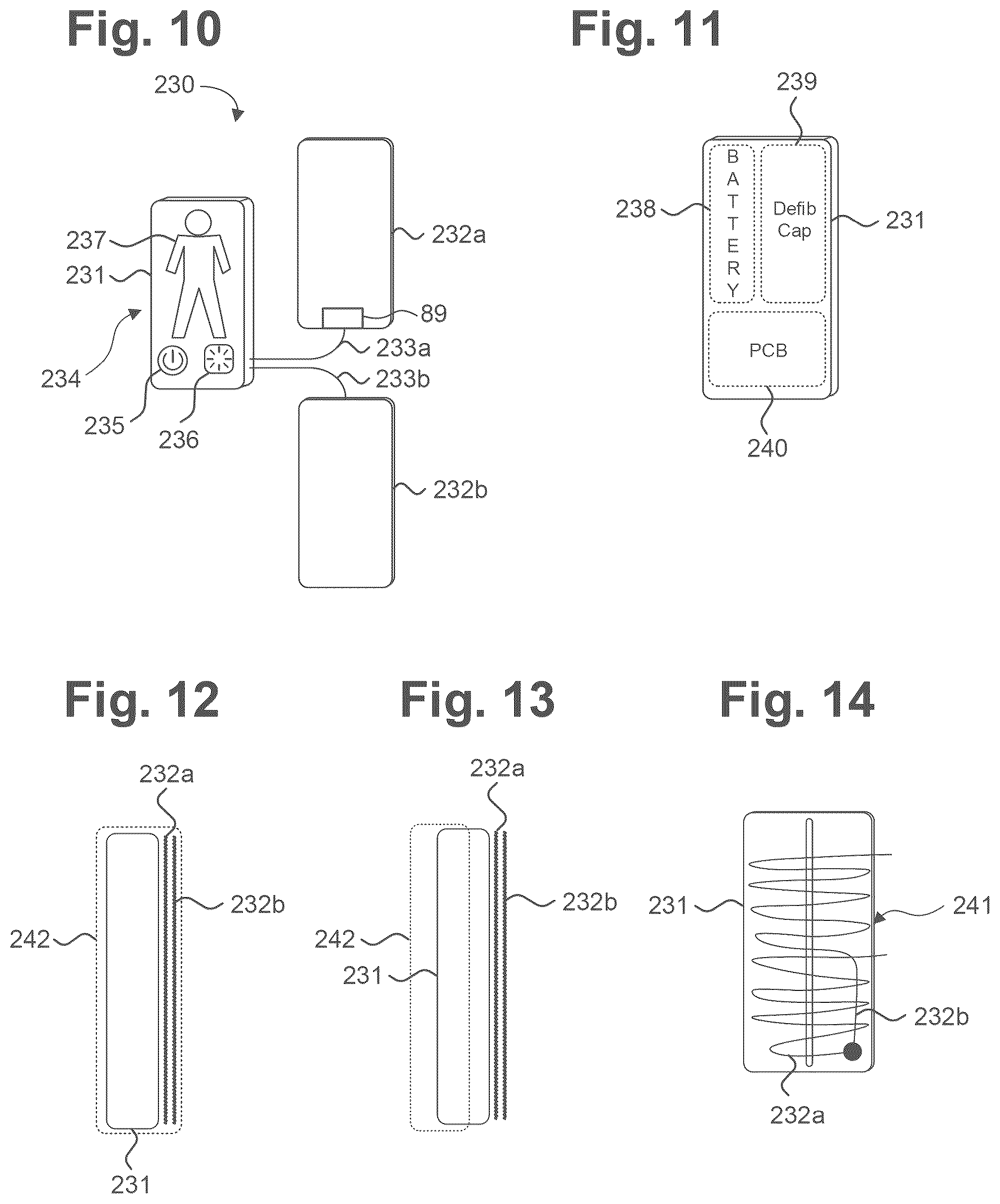 Patent US12403323 Figure 11 – Defibrillation assembly energizable through case opening