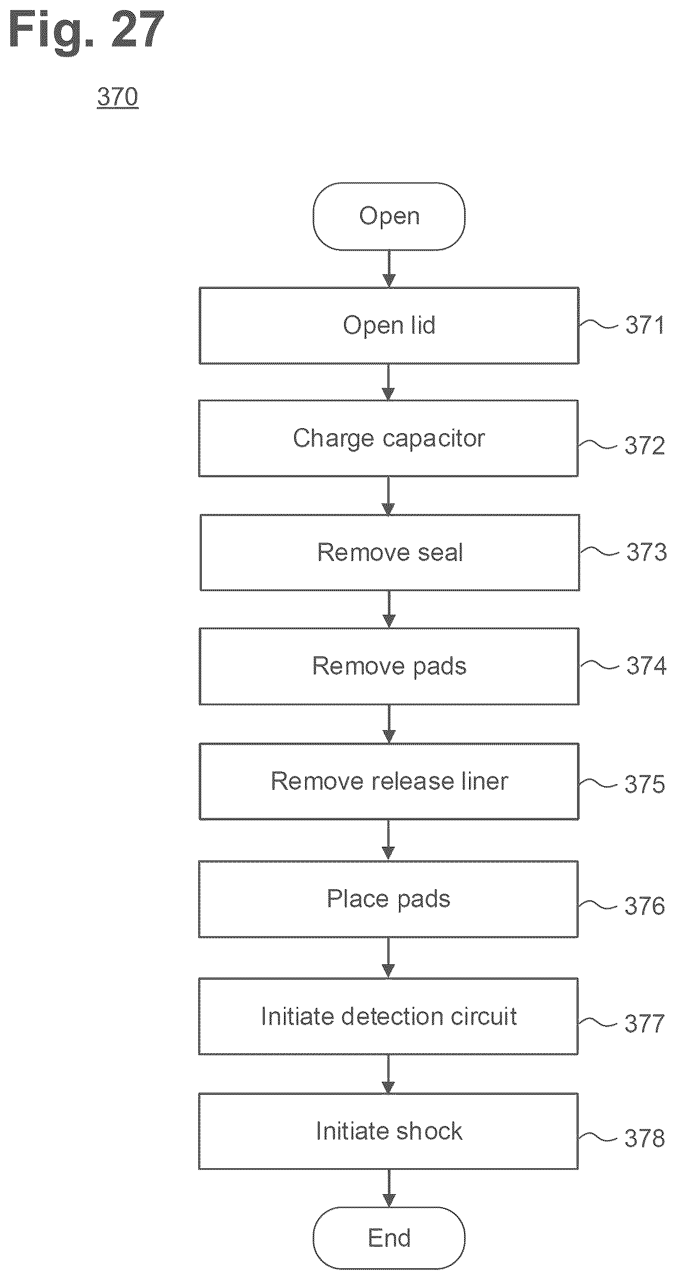 Patent US12403323 Figure 20 – Defibrillation assembly energizable through case opening