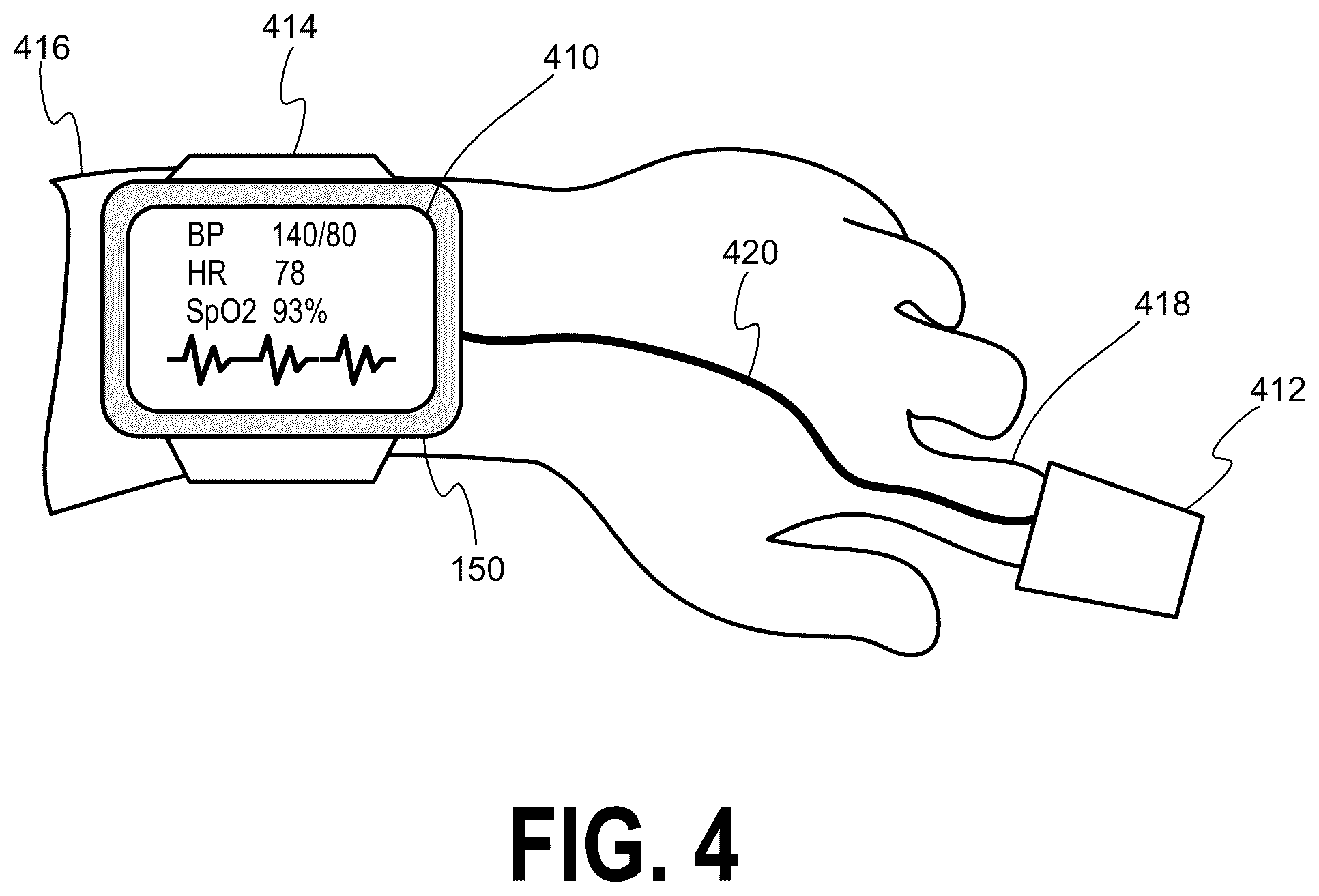 Patent US12403324 Figure 4 – Wearable medical device (WMD) implementing adaptive techniques to save power