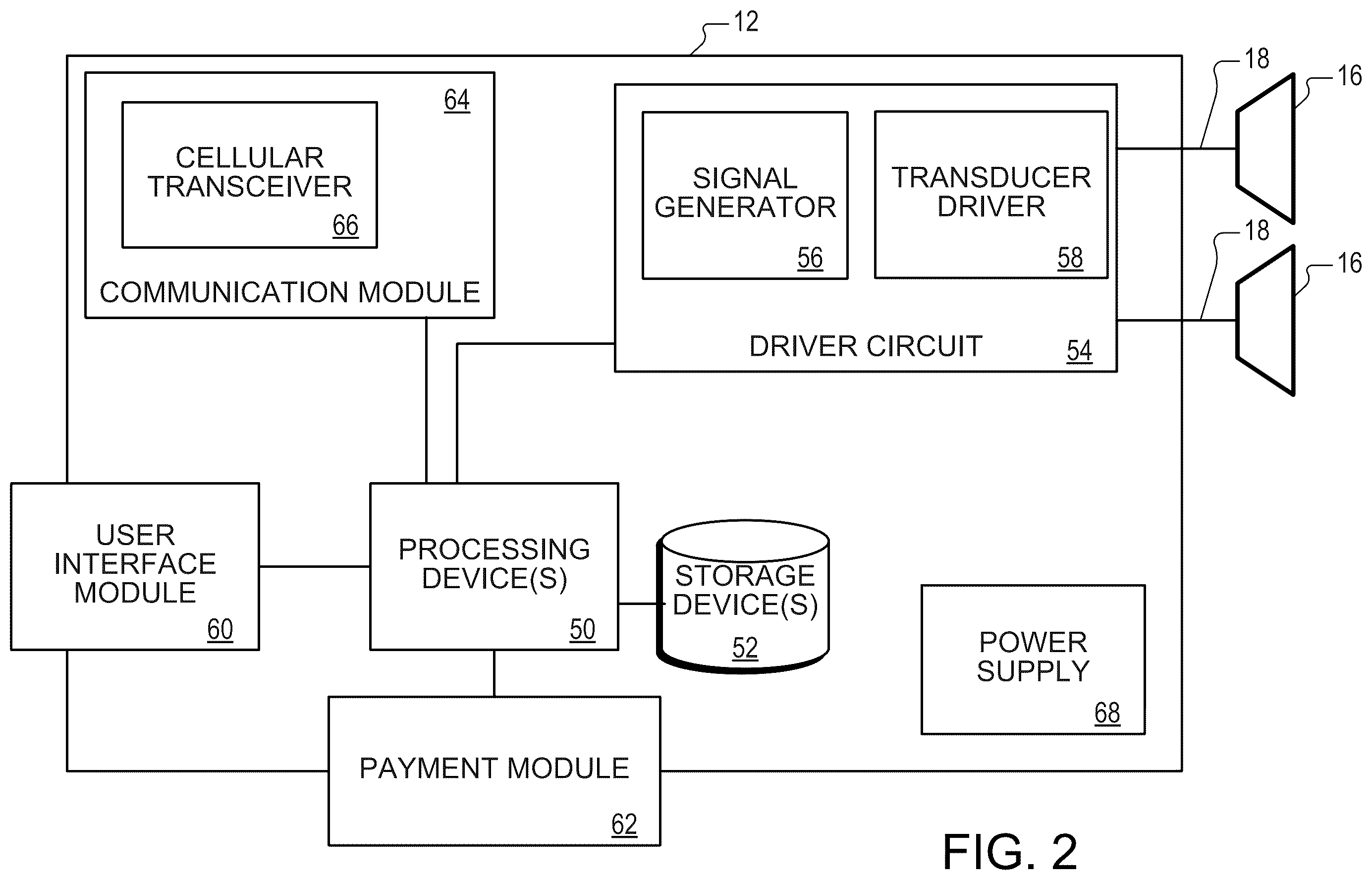Patent US12403331 Figure 2 – Medical device