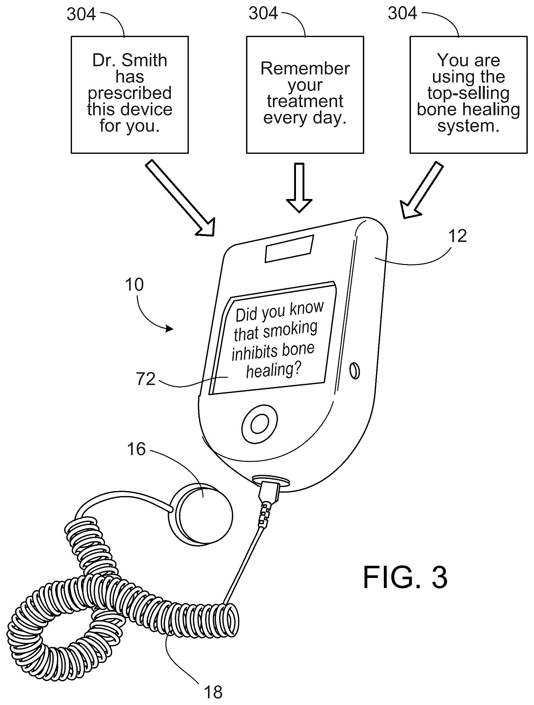 Patent US12403331 Figure 3 – Medical device