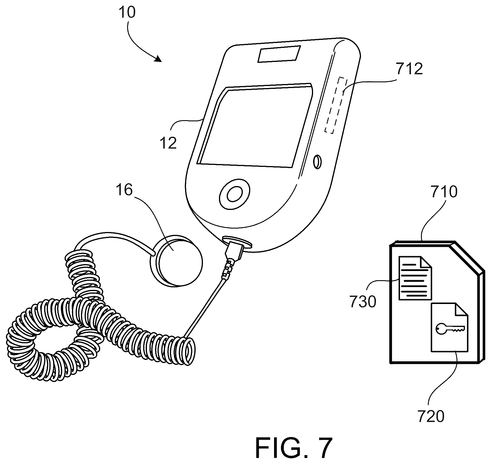 Patent US12403331 Figure 7 – Medical device