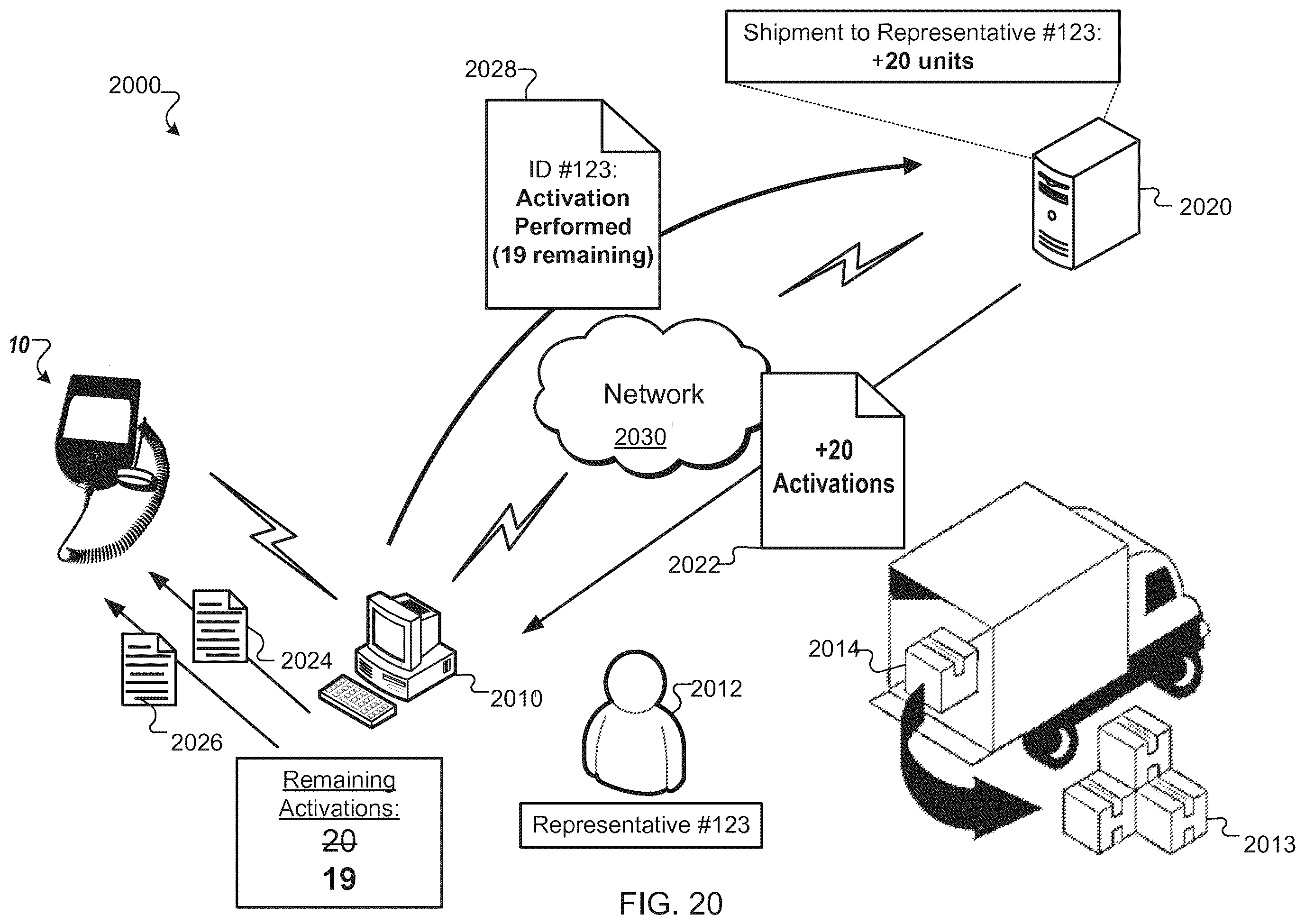 Patent US12403331 Figure 19 – Medical device