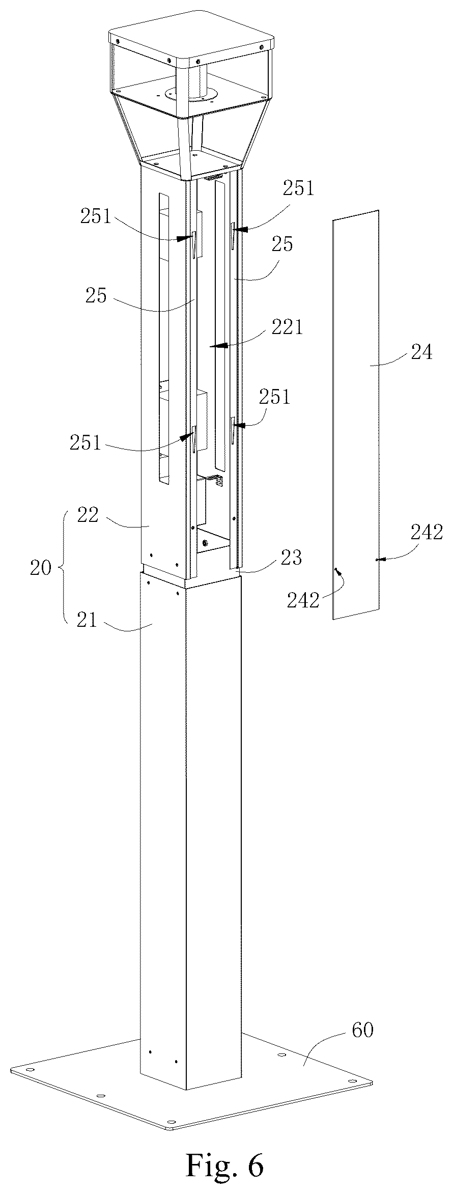 Patent US12403340 Figure 5 – Fire alarming and suppression system for electric vehicle charging station