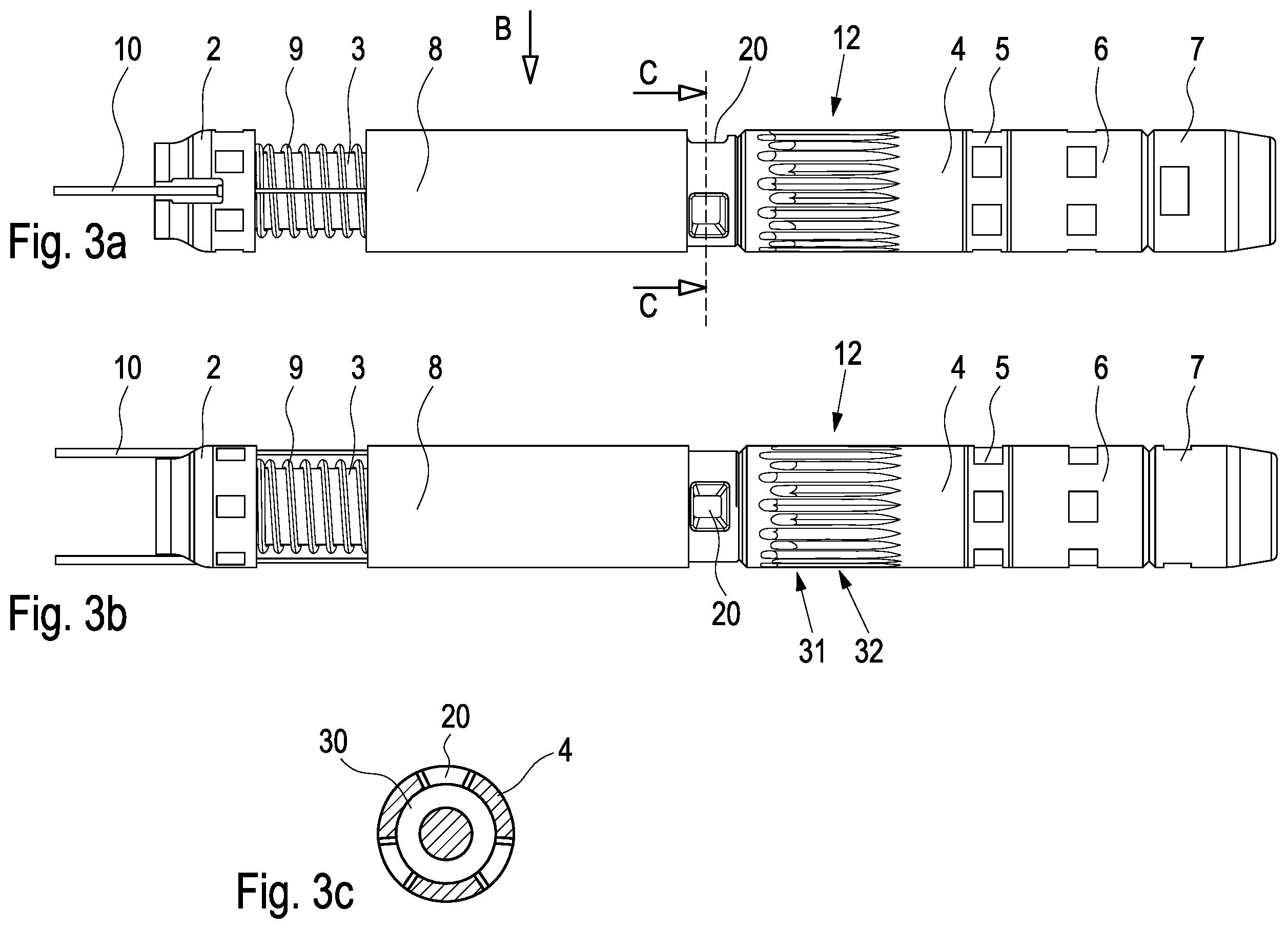 Patent US12403341 Figure 2 – Drill fire extinguishing device and drill fire extinguishing system, drill bit
