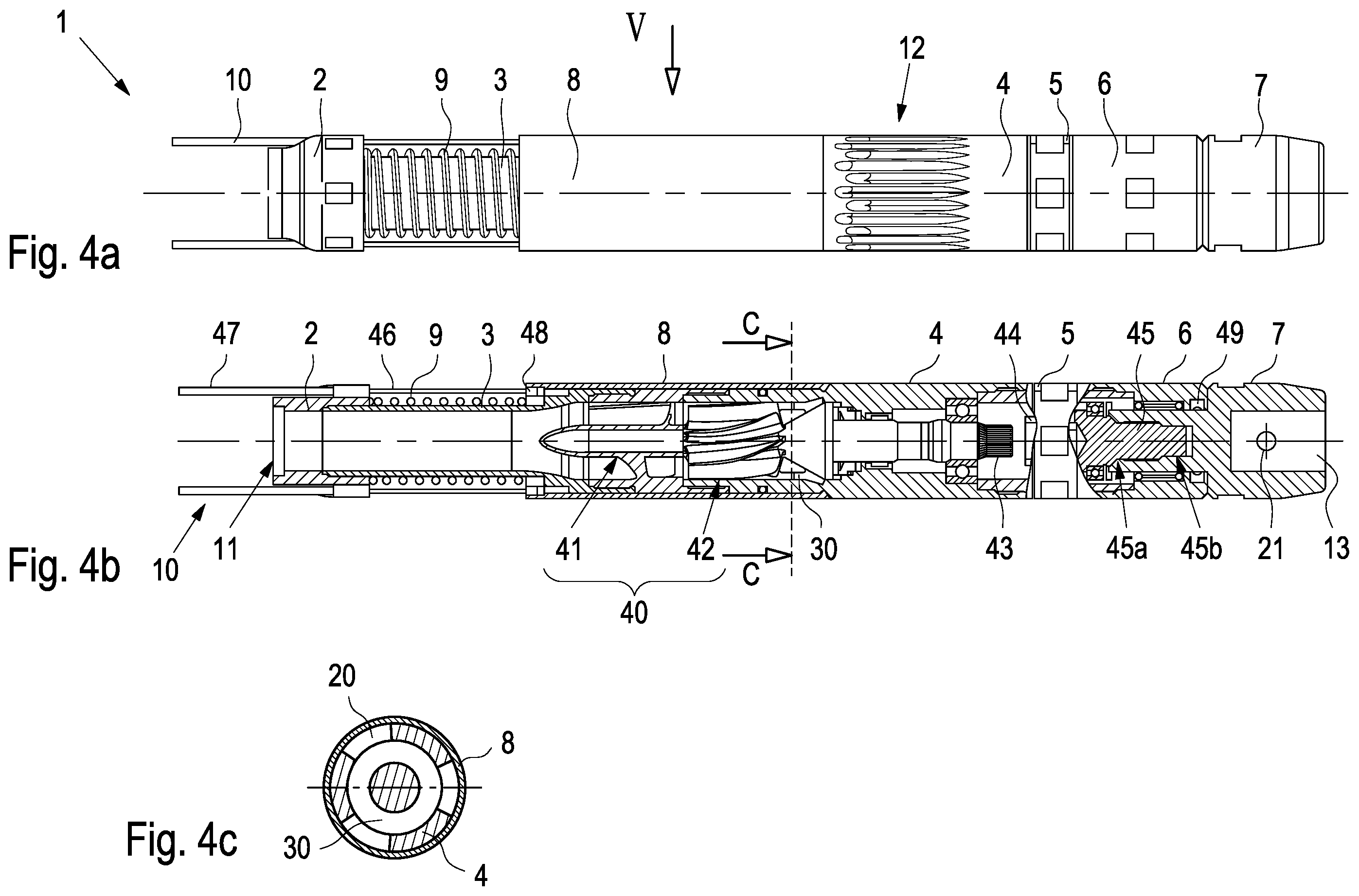 Patent US12403341 Figure 3 – Drill fire extinguishing device and drill fire extinguishing system, drill bit