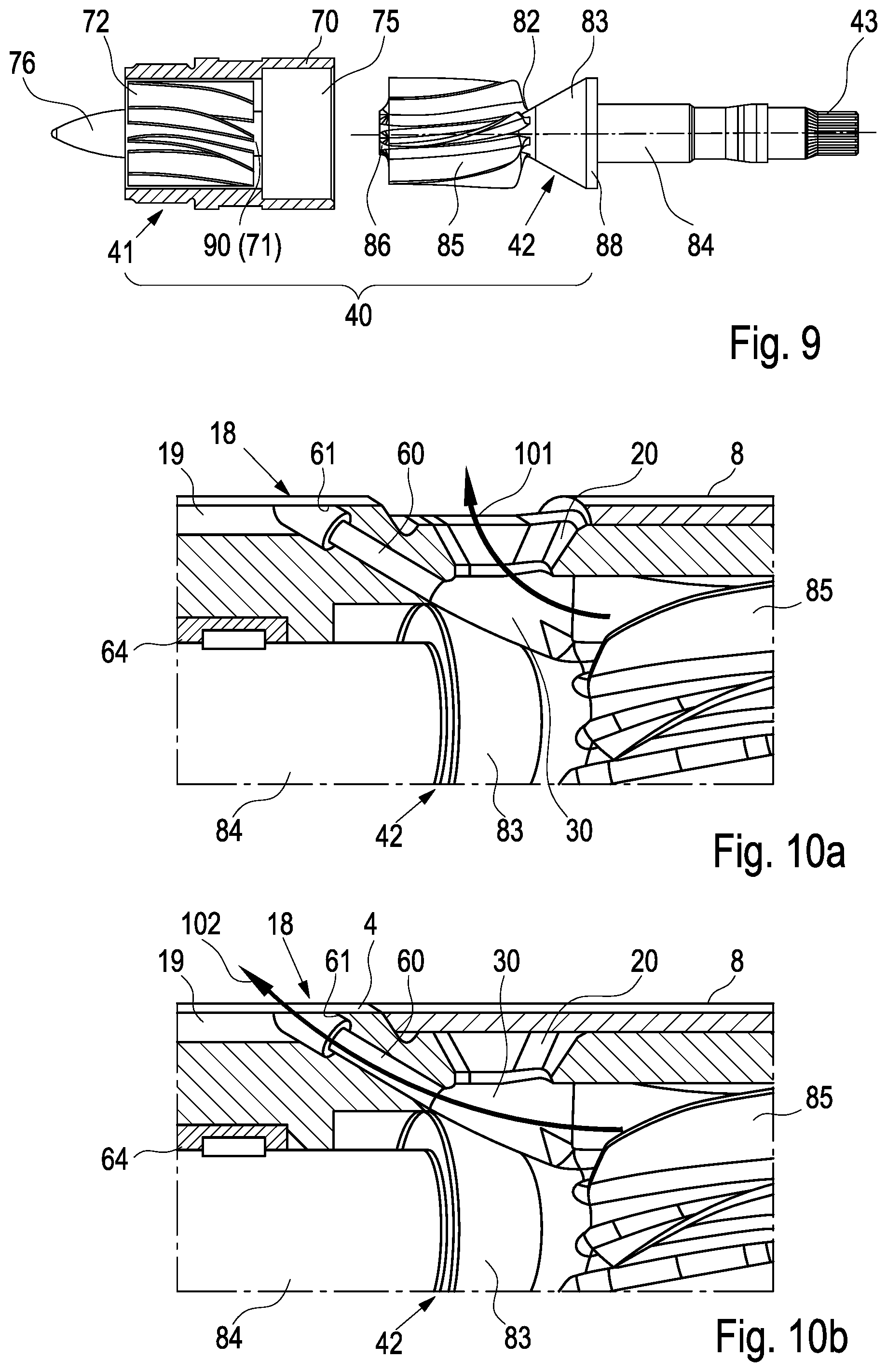 Patent US12403341 Figure 8 – Drill fire extinguishing device and drill fire extinguishing system, drill bit