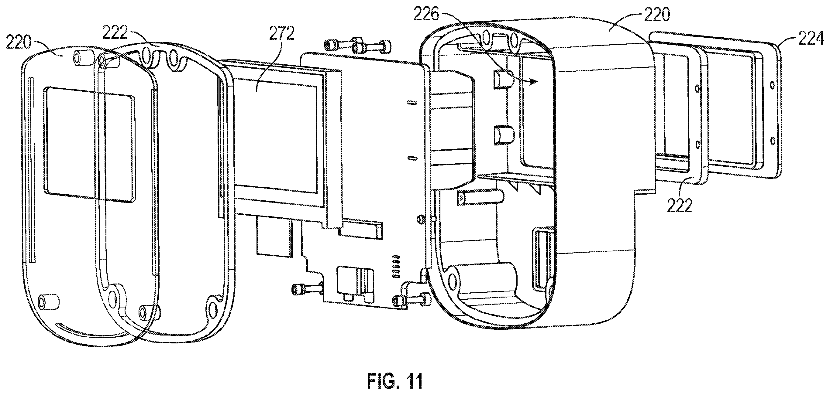 Patent US12403343 Figure 8 – Sensor units for use with fire suppression systems