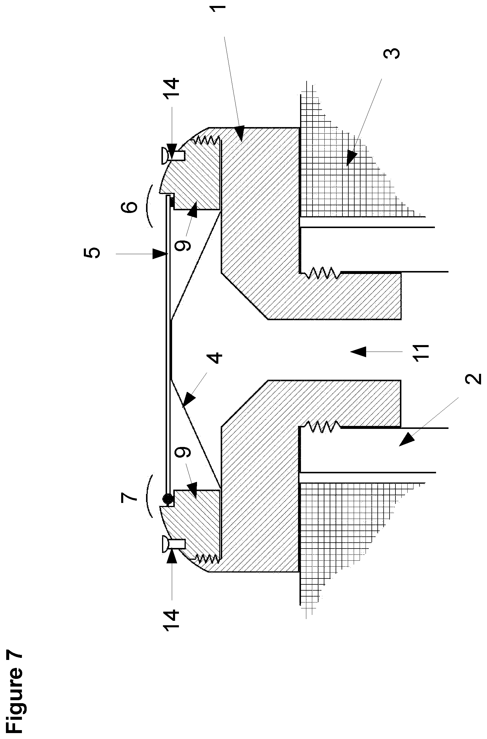 Patent US12403345 Figure 9 – Closure for nozzles with heat activation and intelligent controller for closures