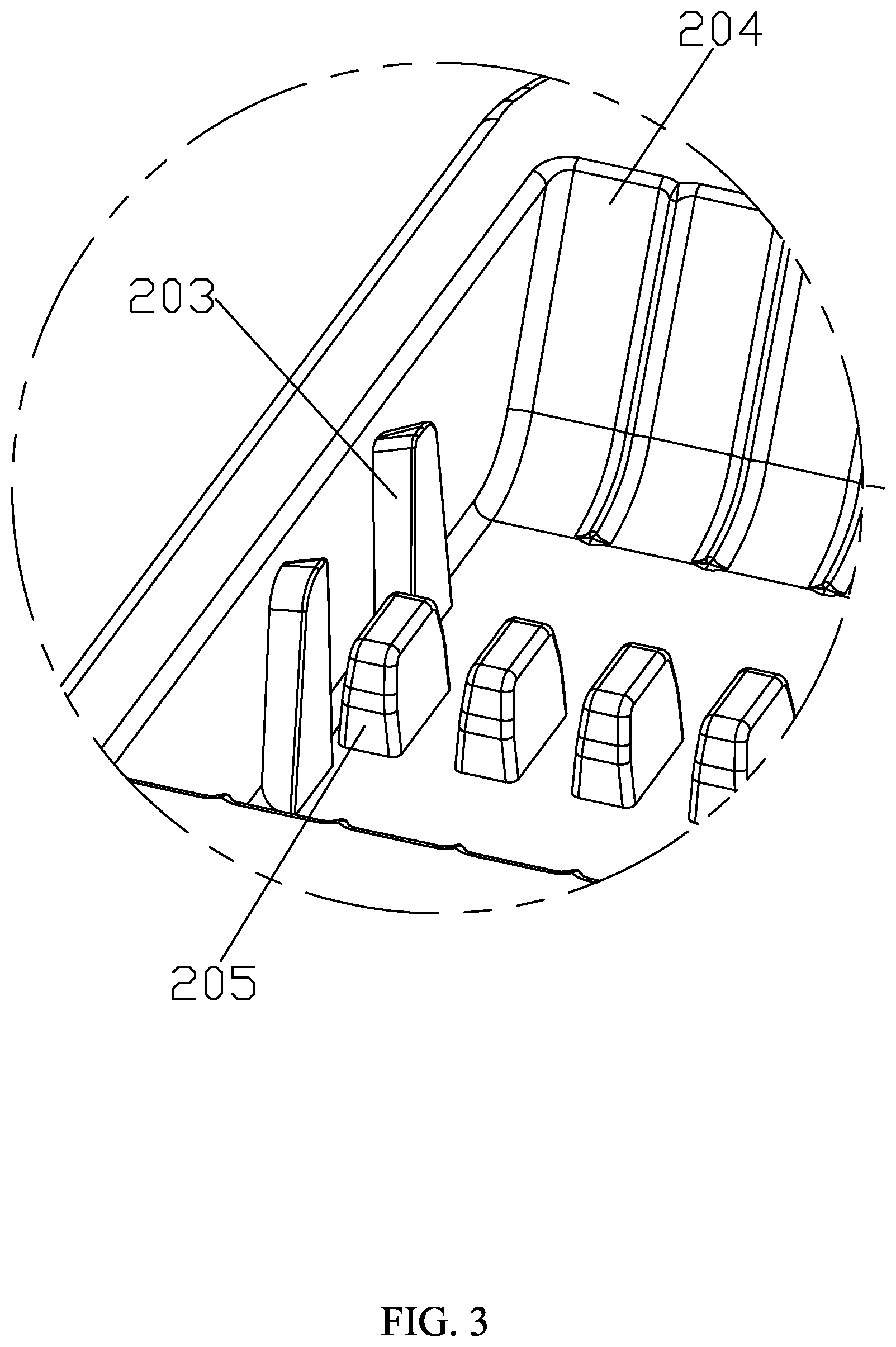 Patent US12403349 Figure 3 – Adjustable dumbbell