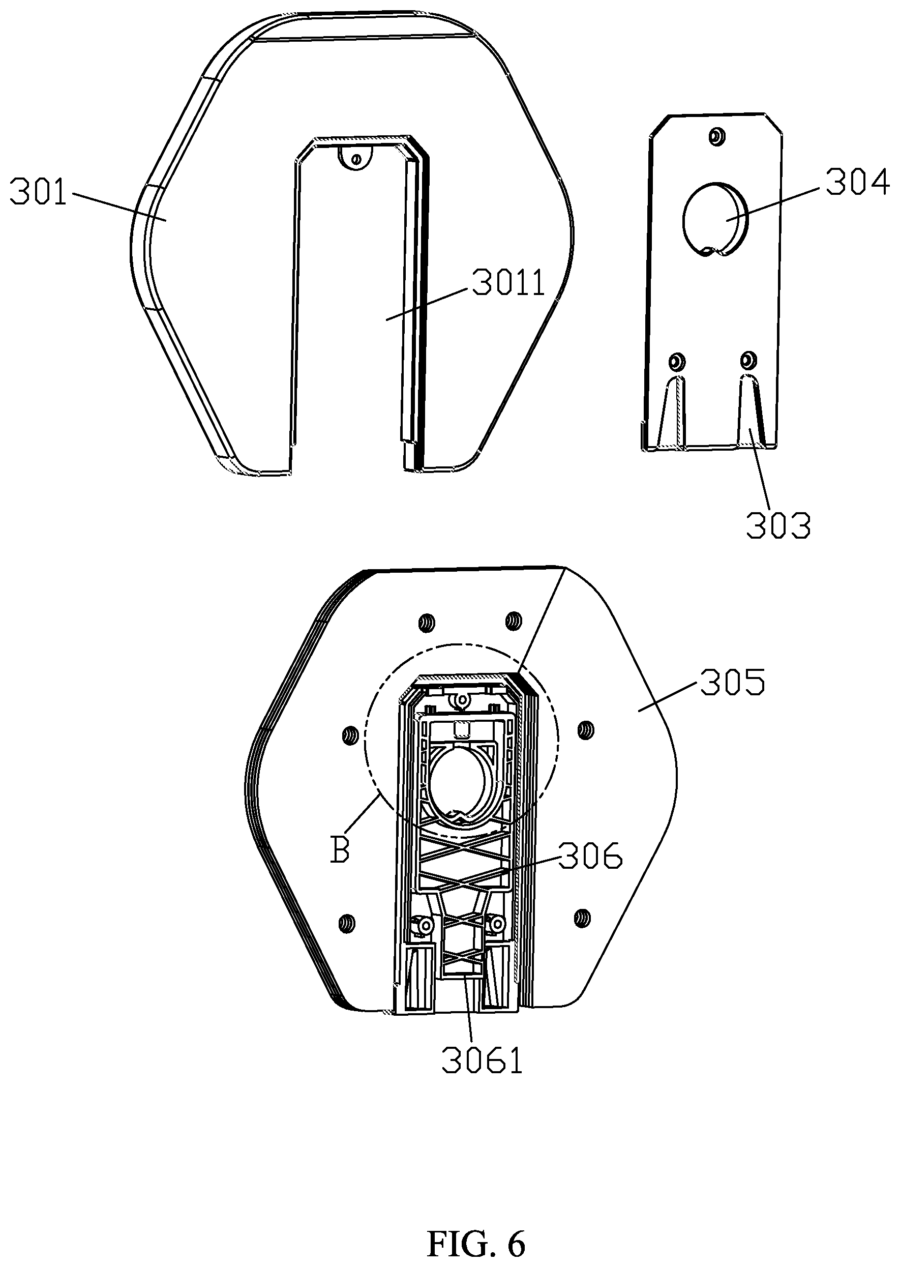 Patent US12403349 Figure 6 – Adjustable dumbbell