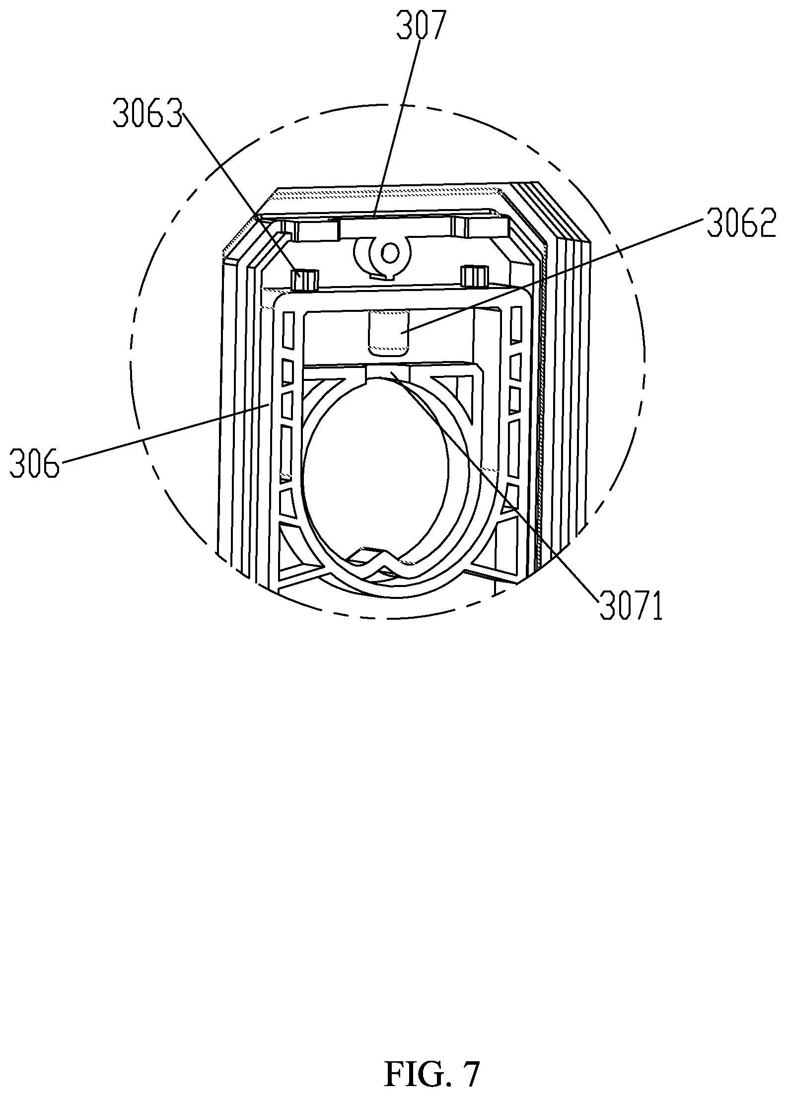 Patent US12403349 Figure 7 – Adjustable dumbbell