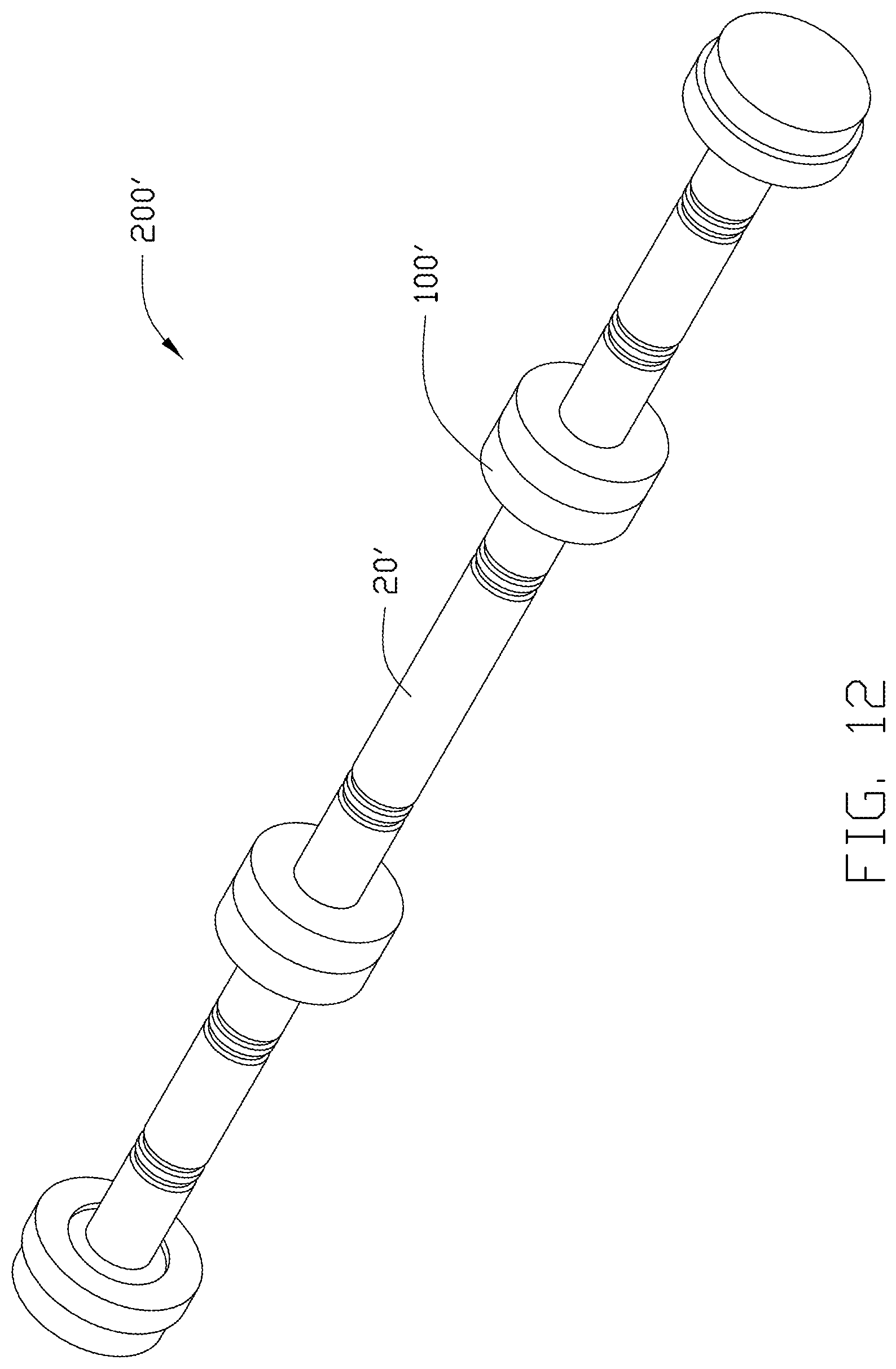Patent US12403350 Figure 12 – Dumbbell and fitness equipment
