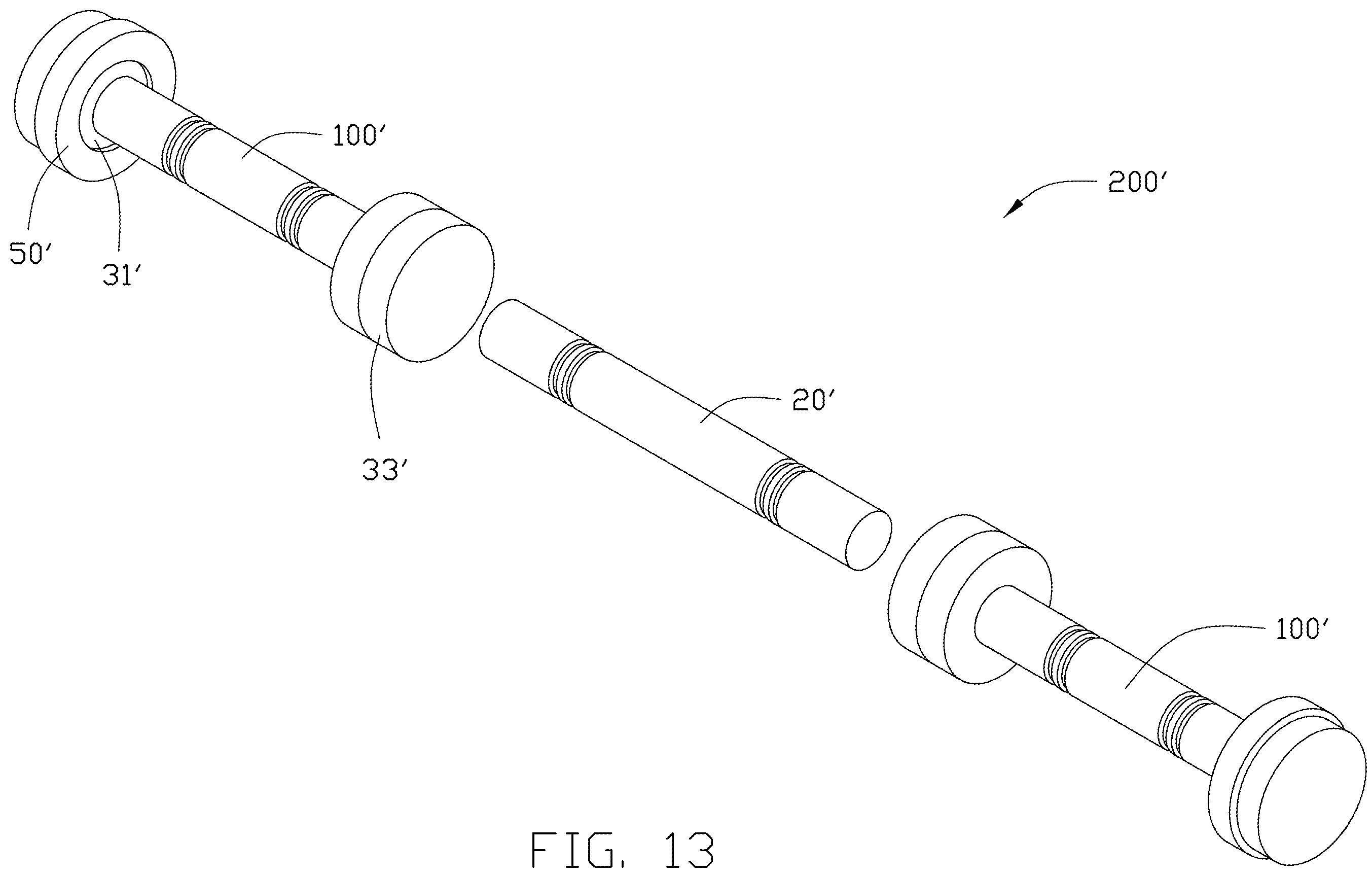 Patent US12403350 Figure 13 – Dumbbell and fitness equipment