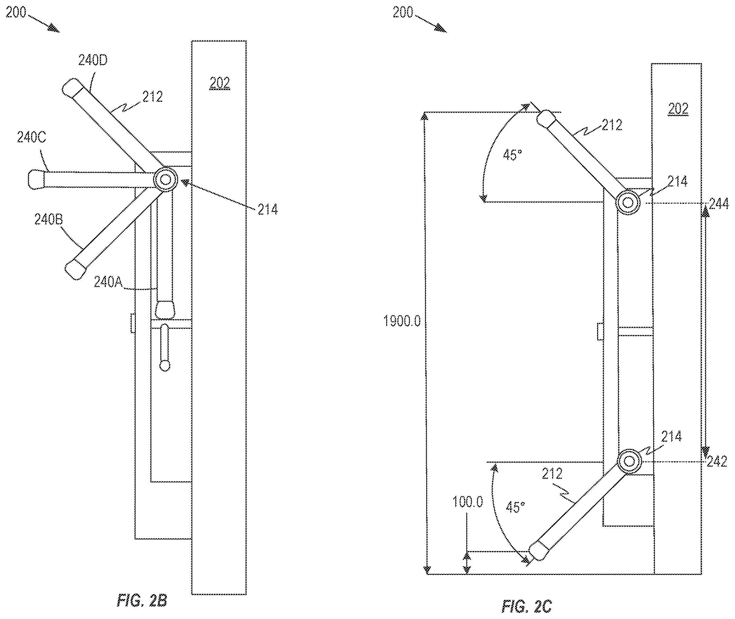 Patent US12403352 Figure 4 – Systems and methods for an electronic wall mounted exercise machine