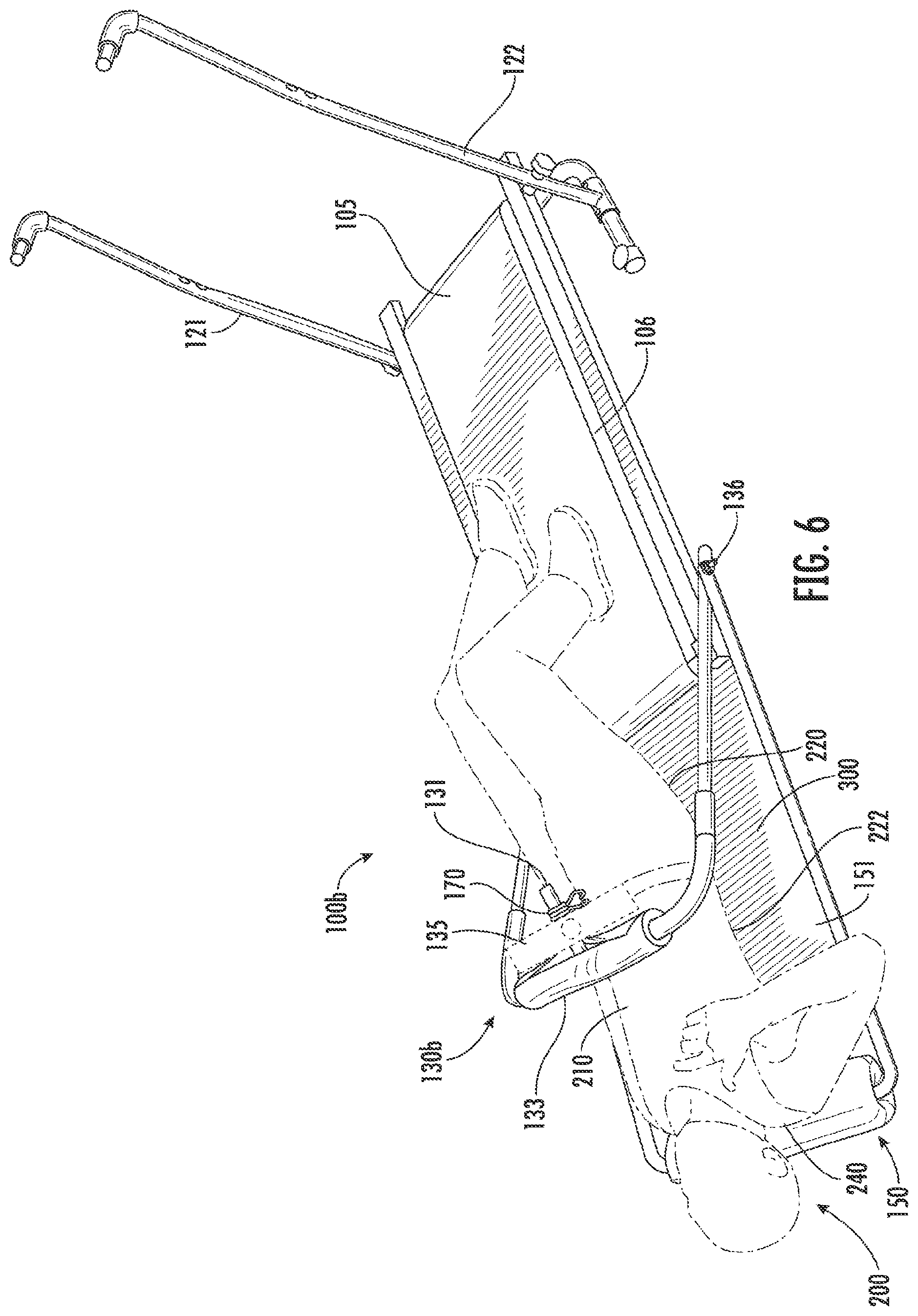 Patent US12403354 Figure 6 – Exercise device for strengthening gluteal muscles