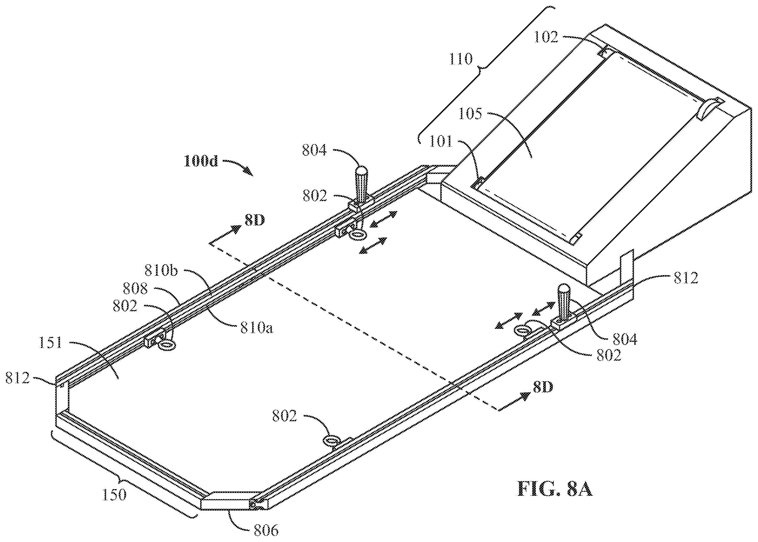 Patent US12403354 Figure 8 – Exercise device for strengthening gluteal muscles