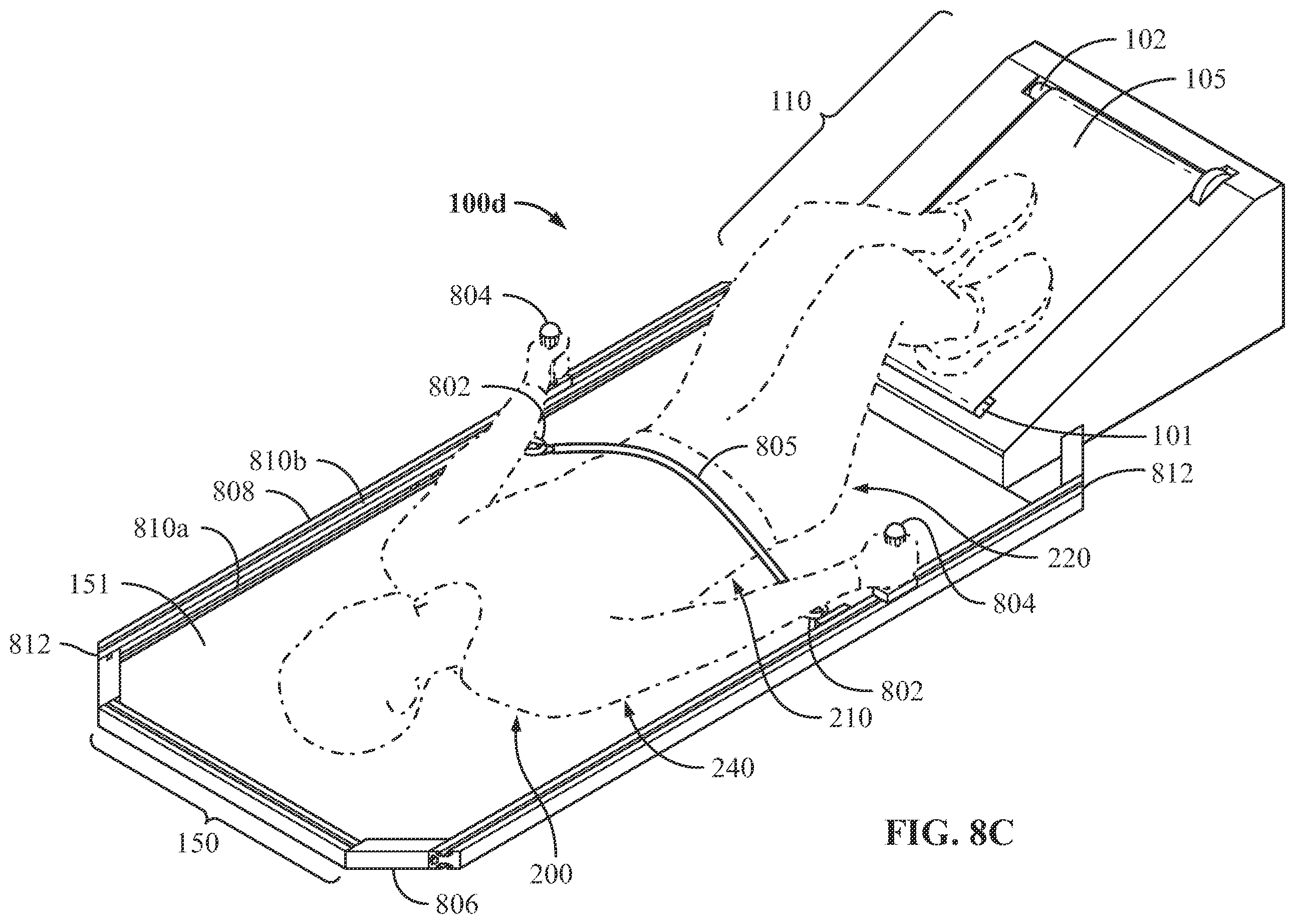 Patent US12403354 Figure 10 – Exercise device for strengthening gluteal muscles