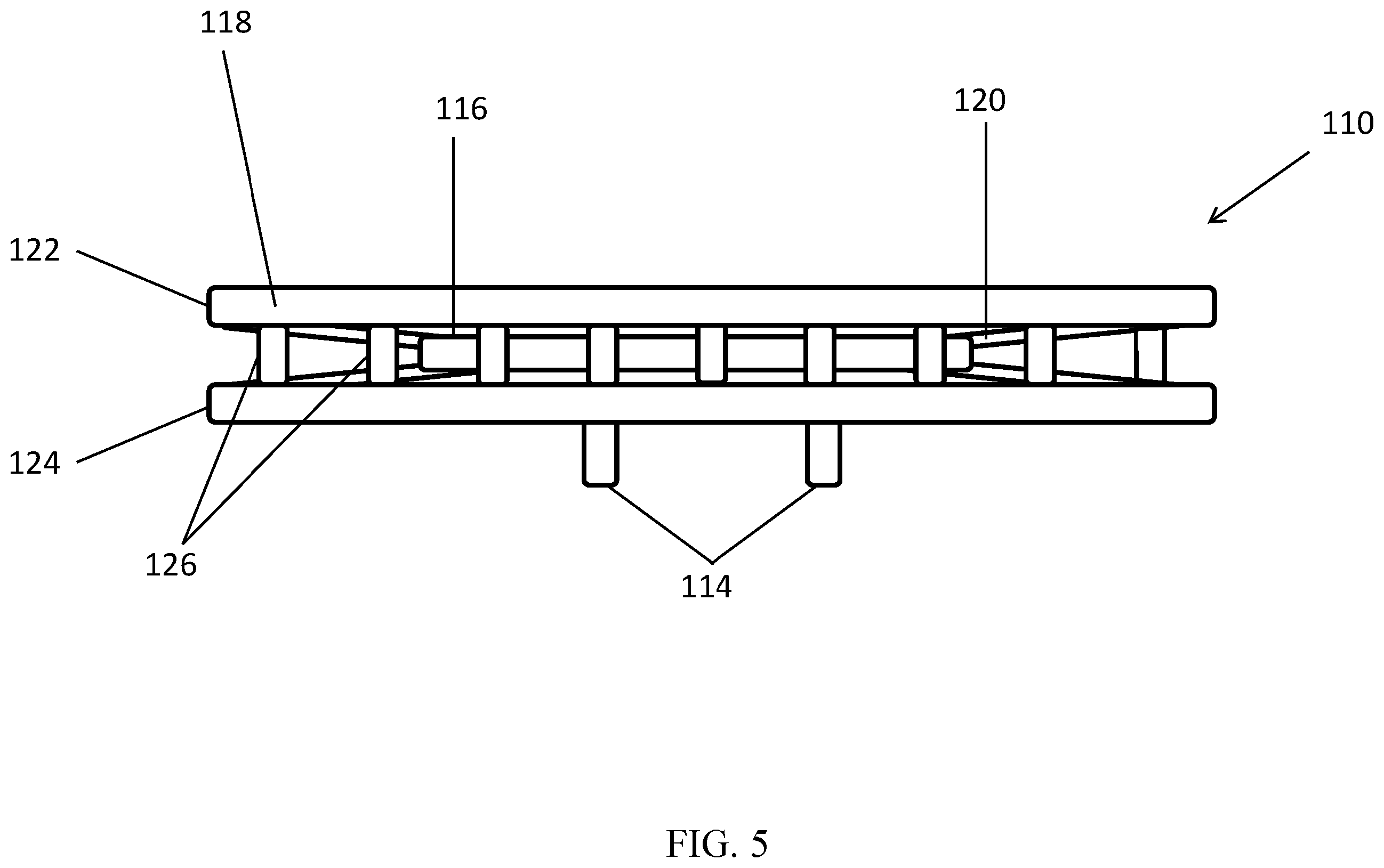 Patent US12403355 Figure 5 – Core training device and method
