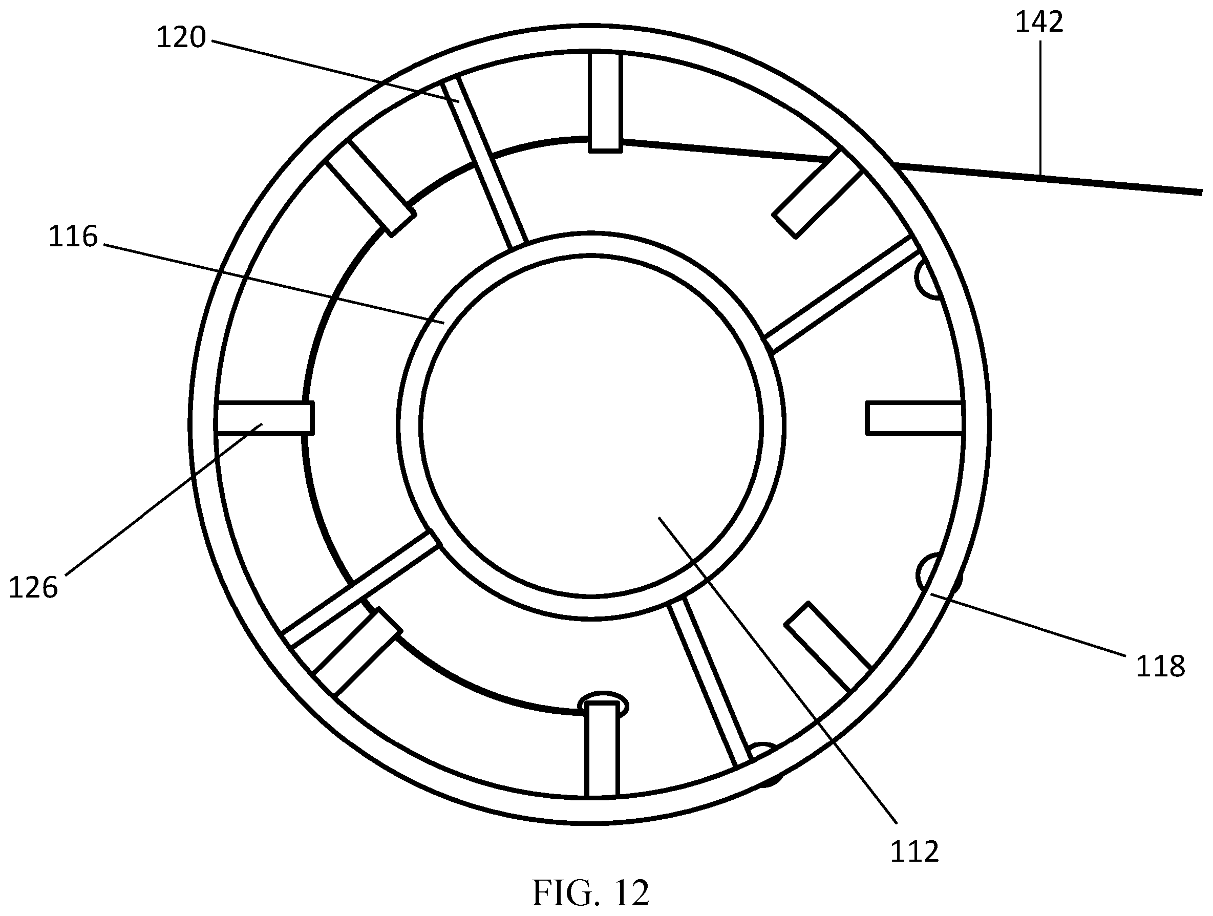 Patent US12403355 Figure 12 – Core training device and method
