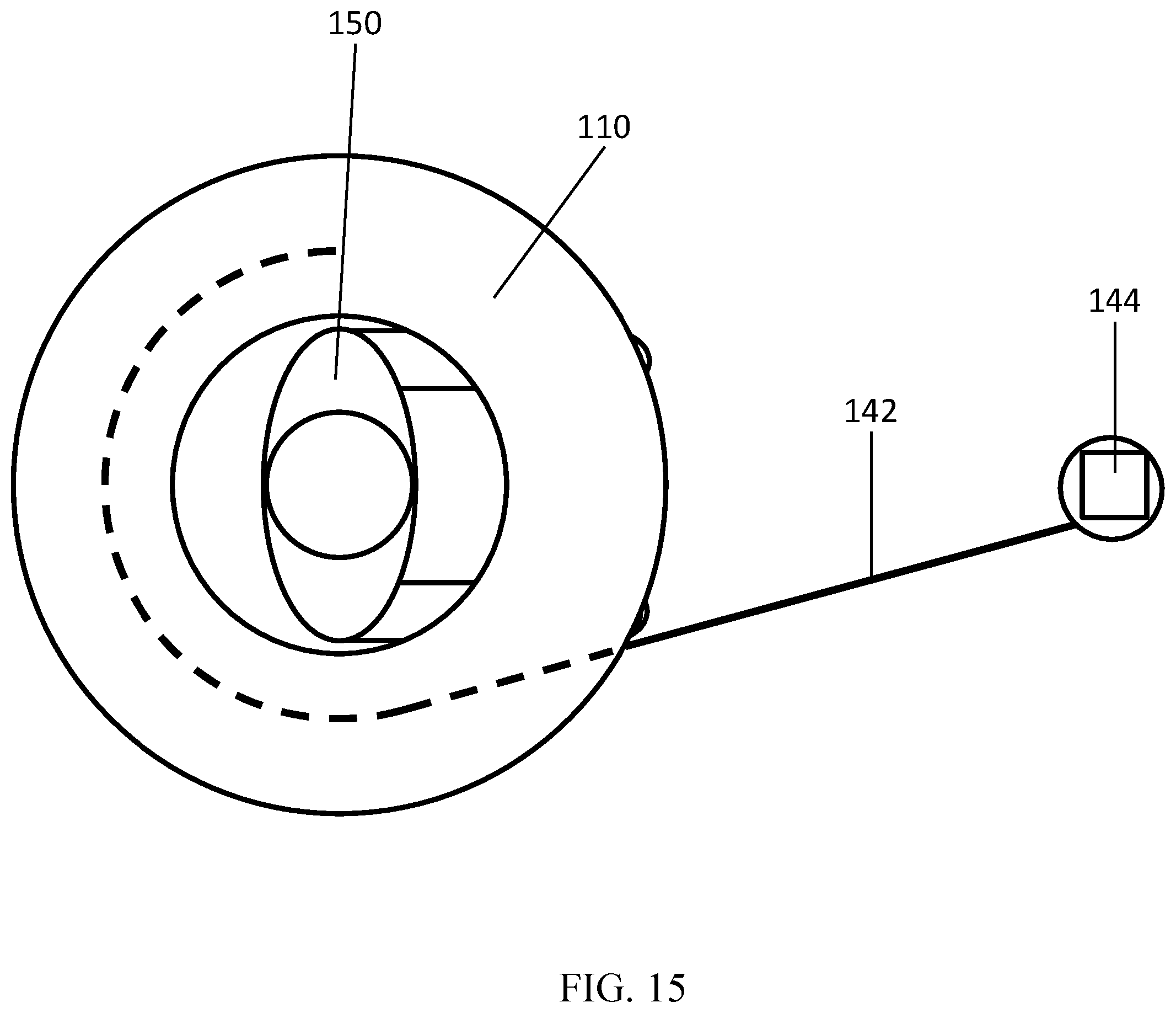Patent US12403355 Figure 15 – Core training device and method