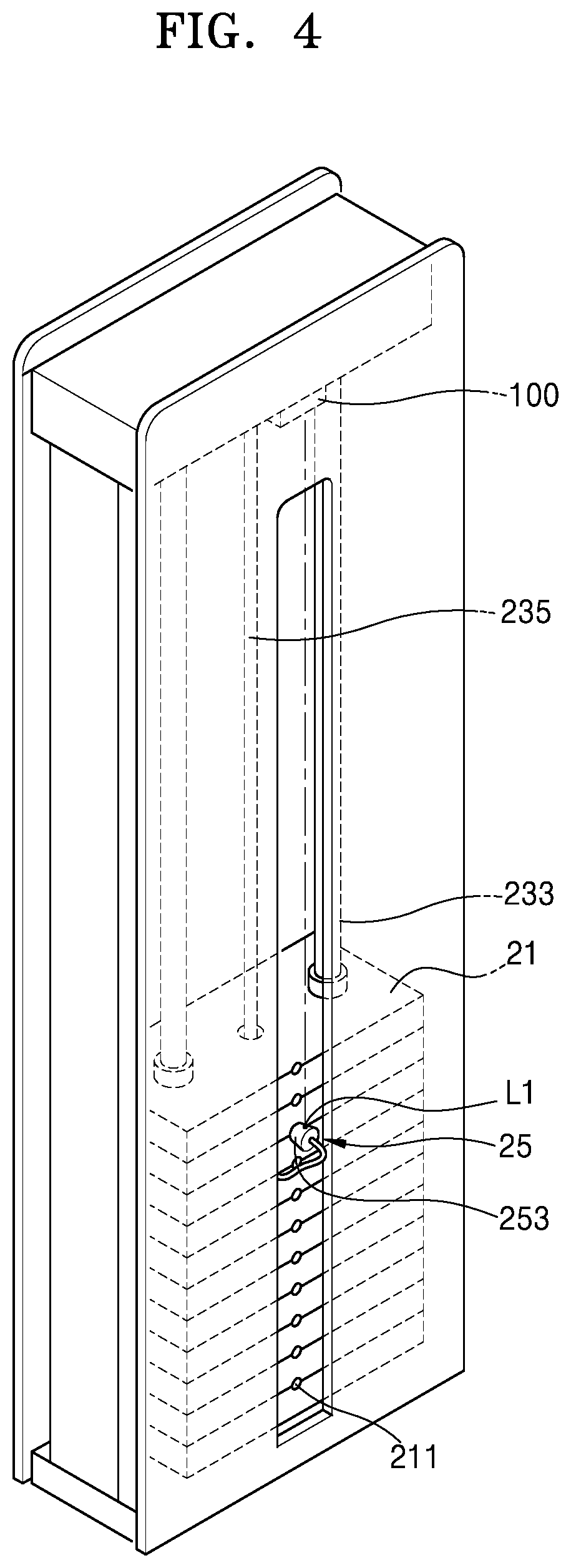 Patent US12403359 Figure 4 – Sensor module and weight exercise apparatus including the same
